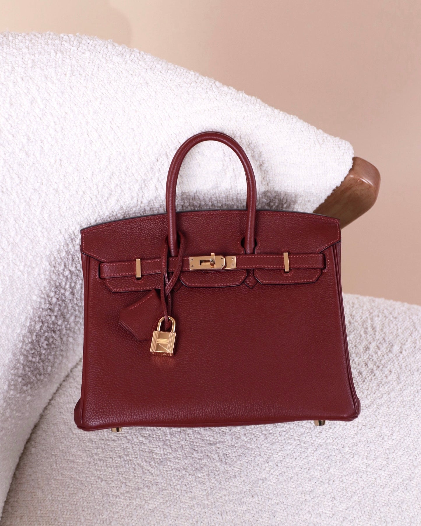 هيرميس بيركين 25 توغو في Rouge H GHW
