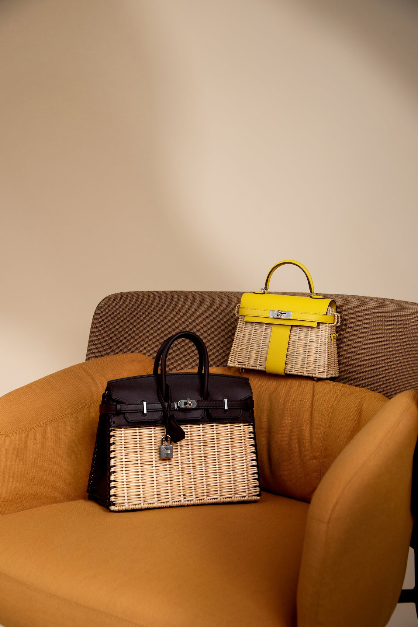 Birkin 25 Picnic in Rouge Sellier with Silver Hardware