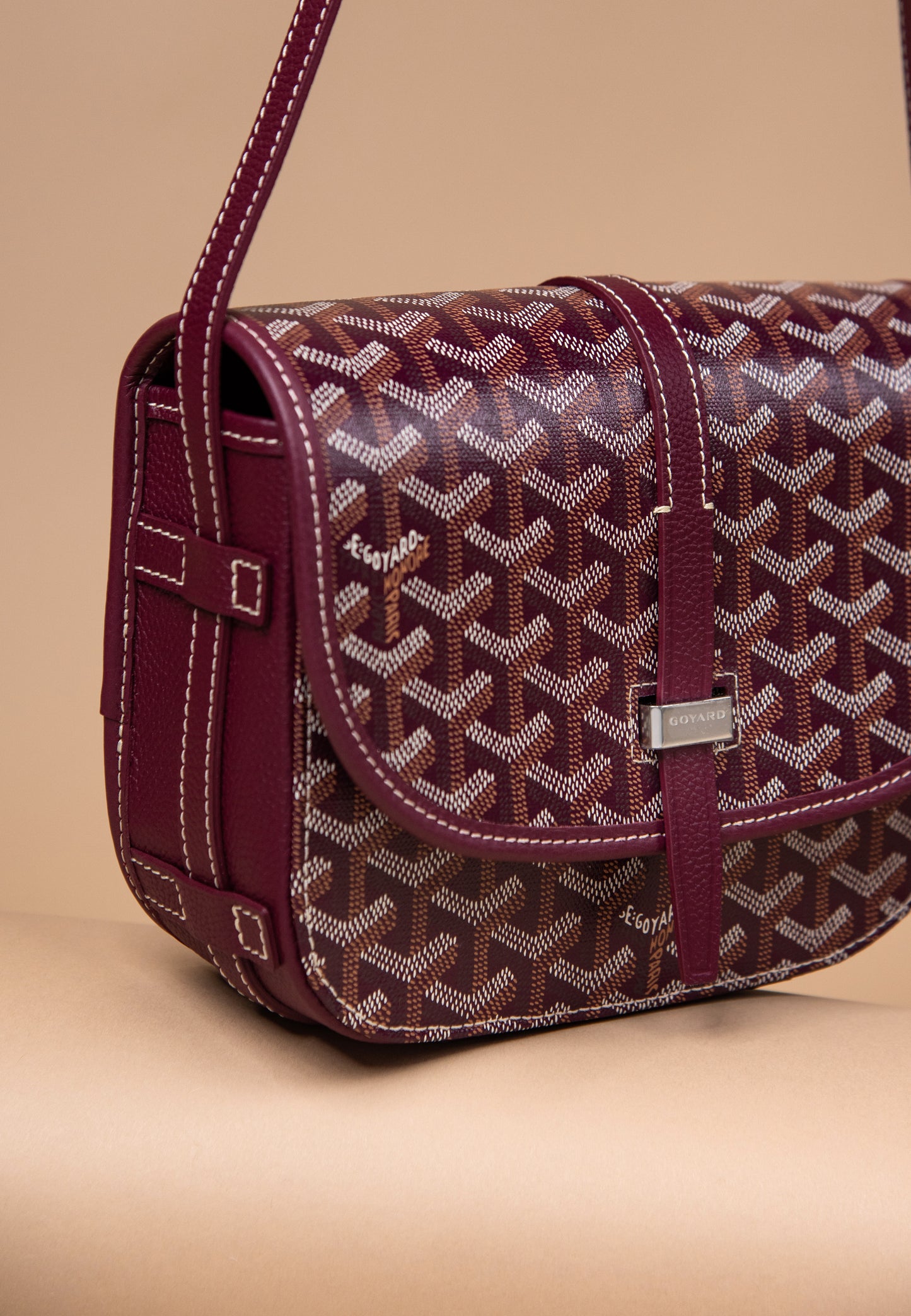 Goyard Belvedere Bag in Burgundy