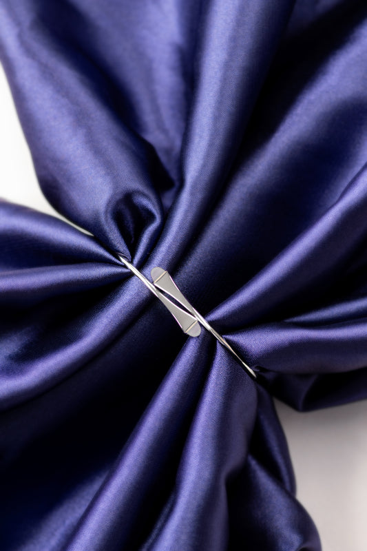 Marli Cleo Bangle White Gold/Moon Stone