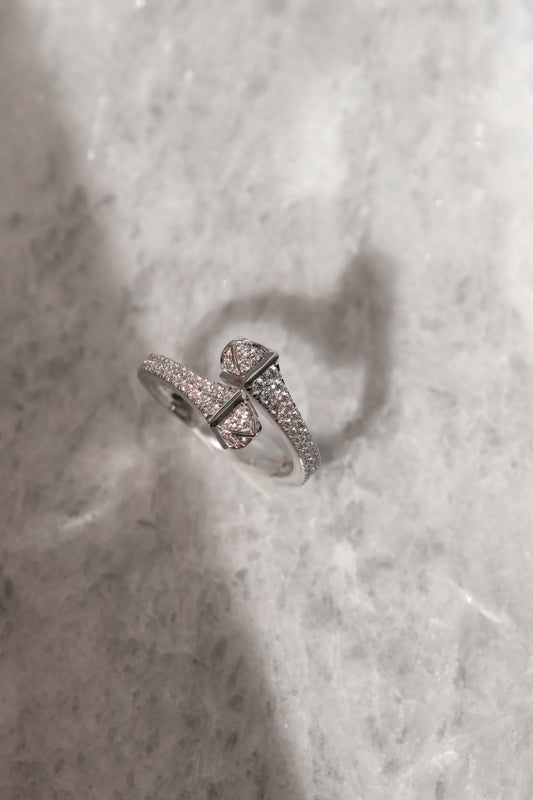 Marli Cleo White Gold Full Diamond Ring