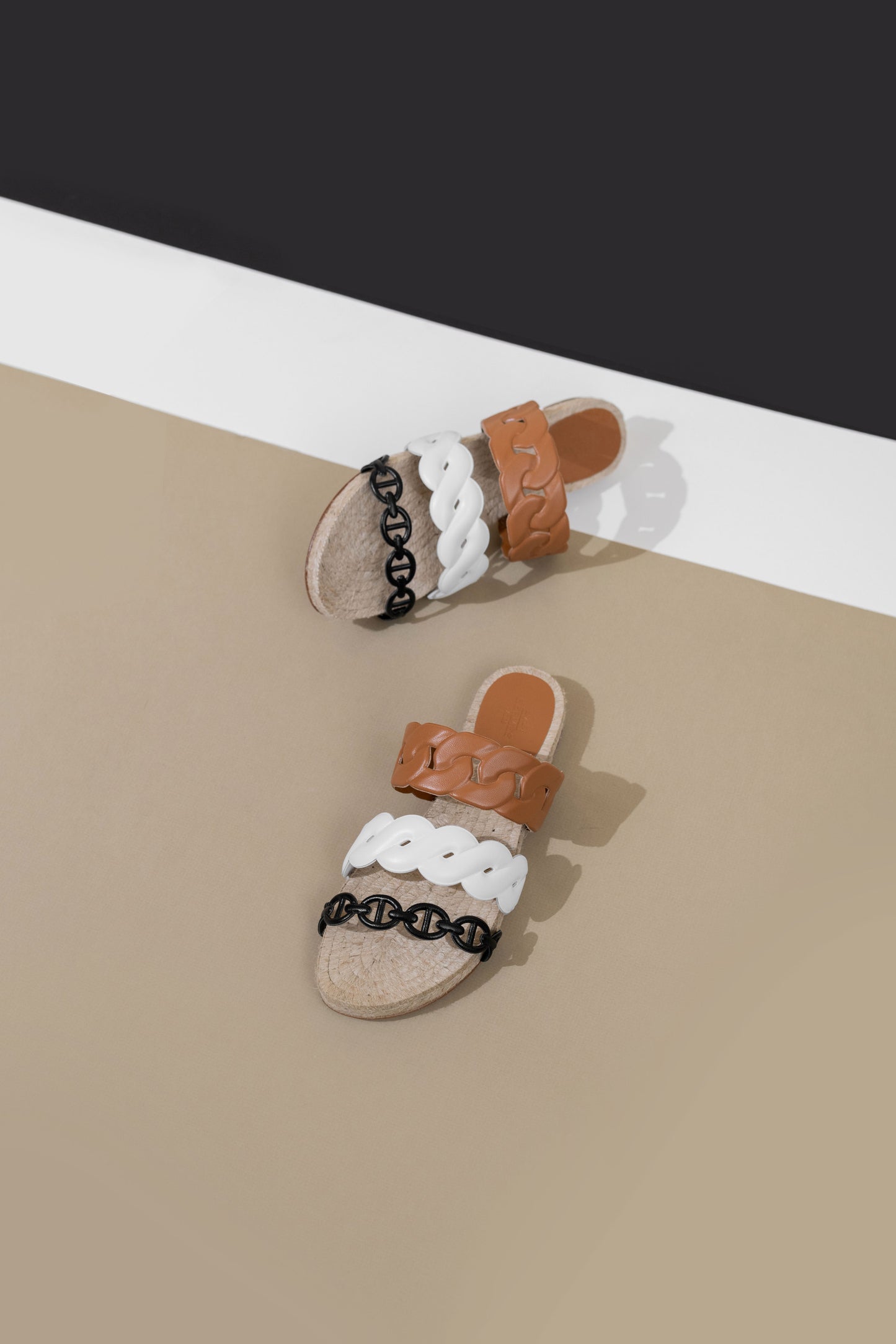 Hermès Gwen Espadrille in Multicolor Naturel