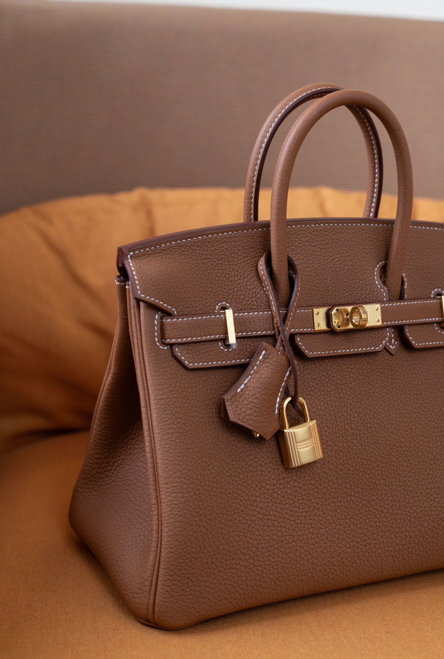 Hermès Birkin 25 Togo Gold GHW