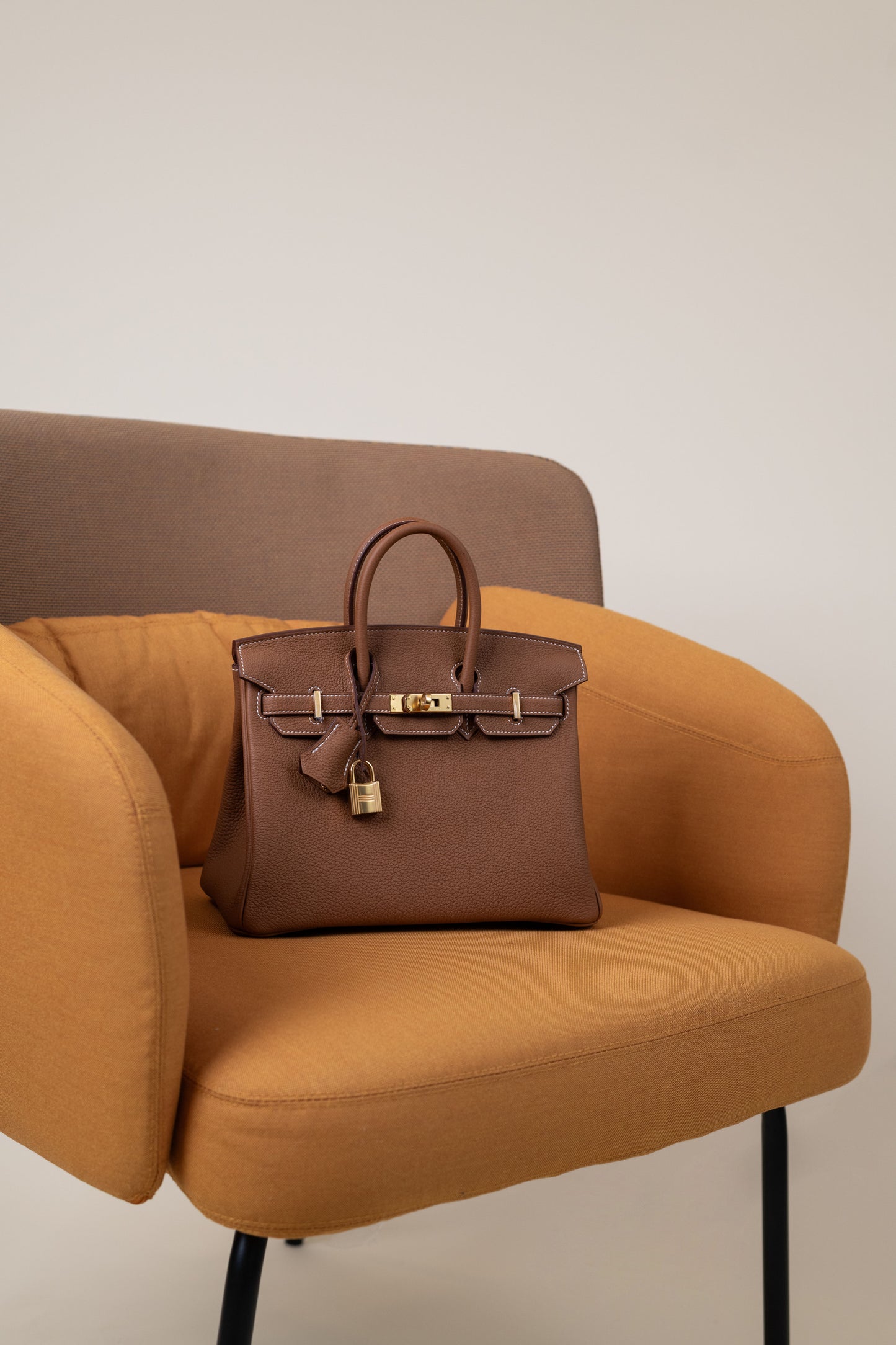 Hermès Birkin 25 Togo Gold GHW