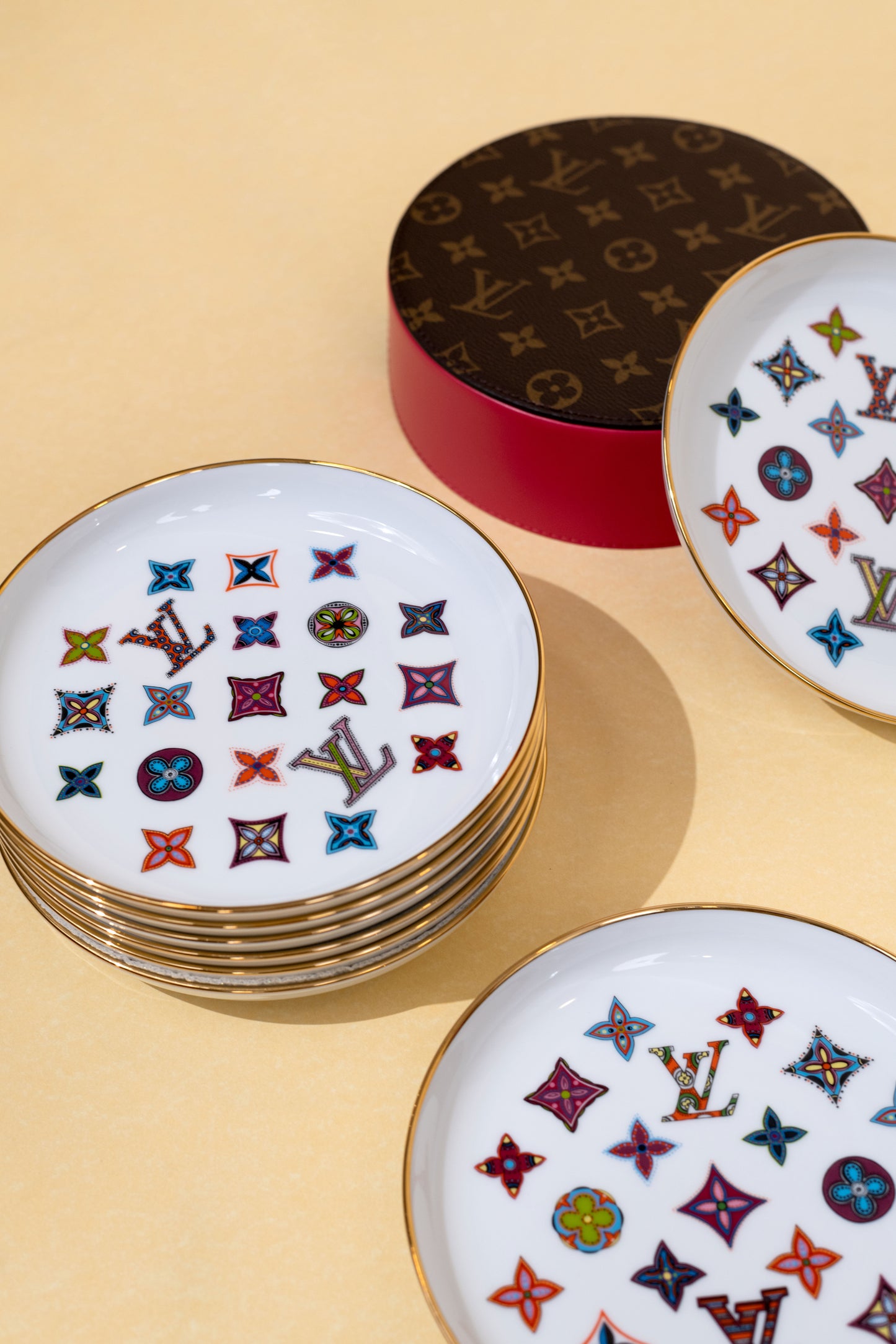 Louis Vuitton Plate and Cup Set