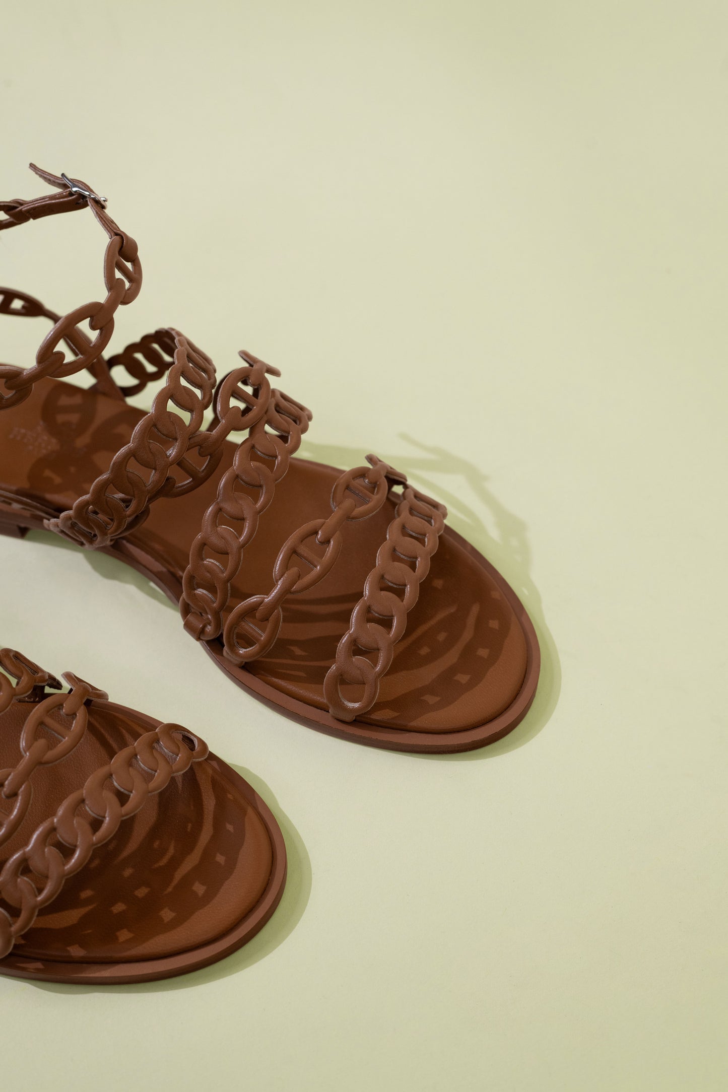 Hermès Kalliste Naturel Sandals