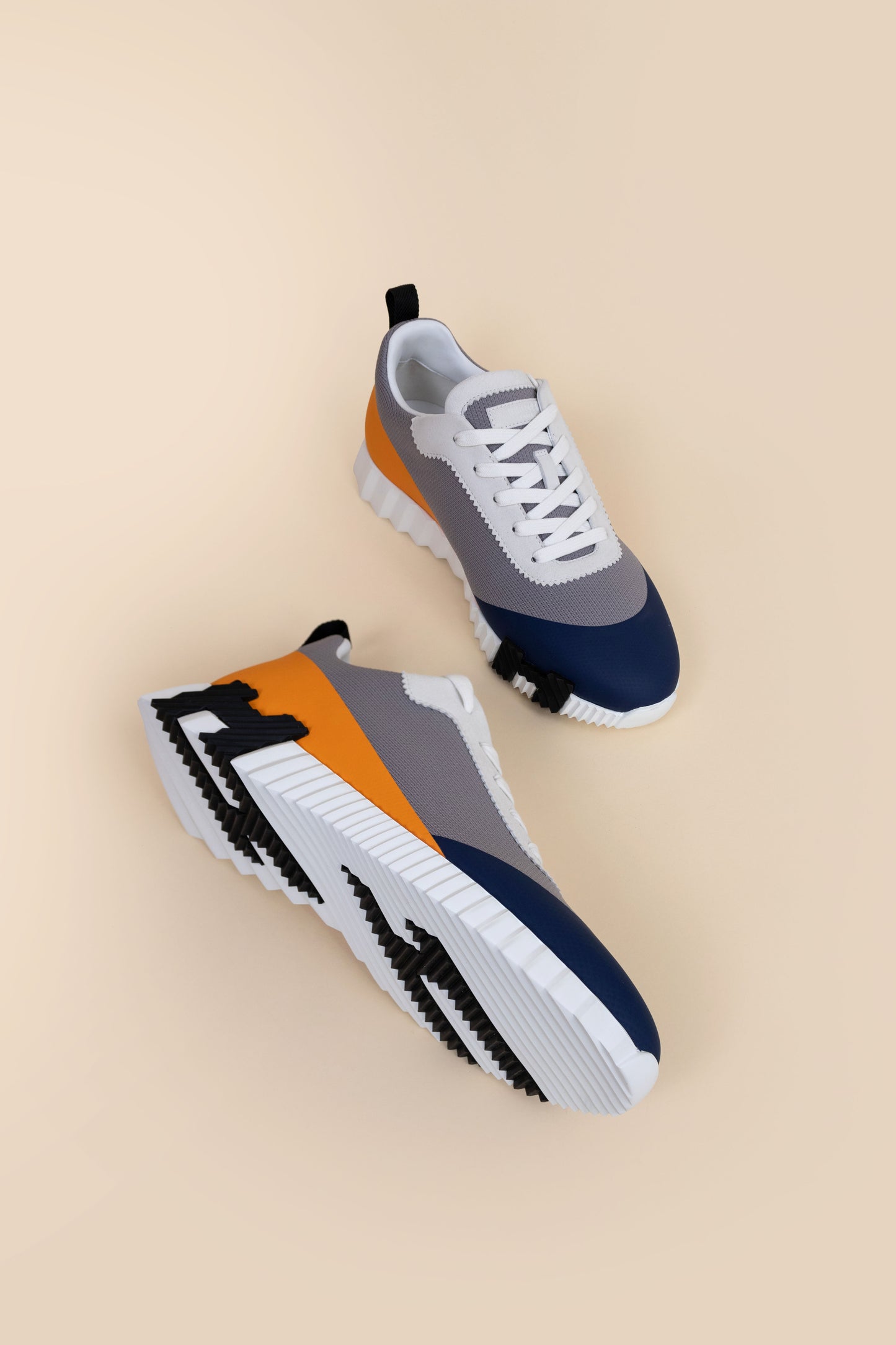 Hermès - Bouncing Sneakers in Marine Multicolor