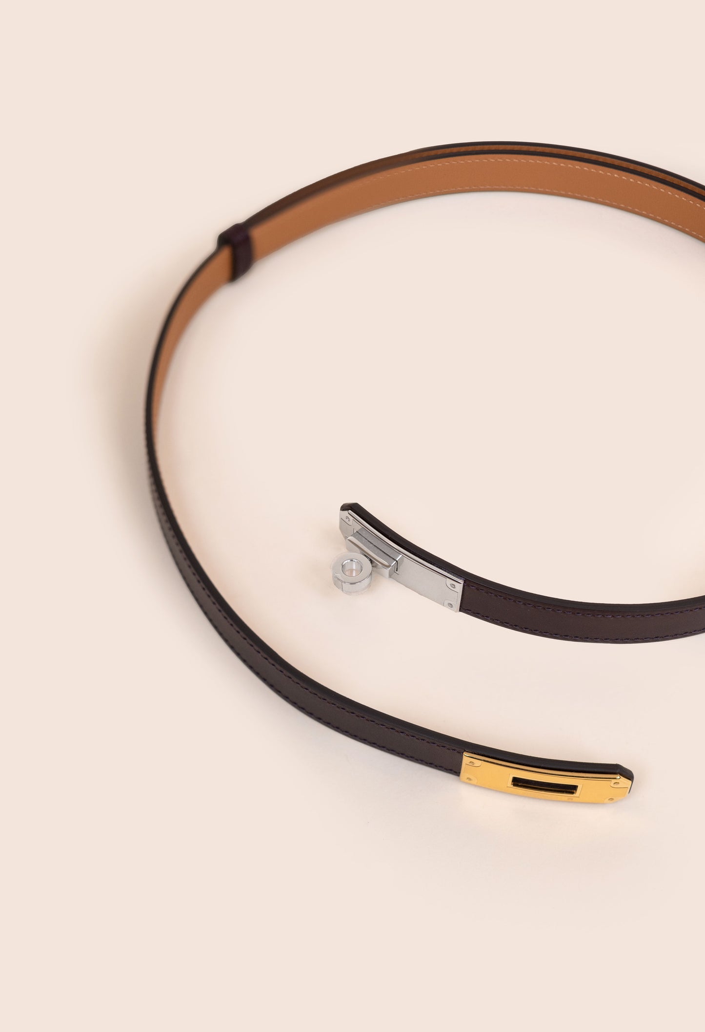 Hermès Kelly Belt 18 in Rouge Sellier GHW/PHW