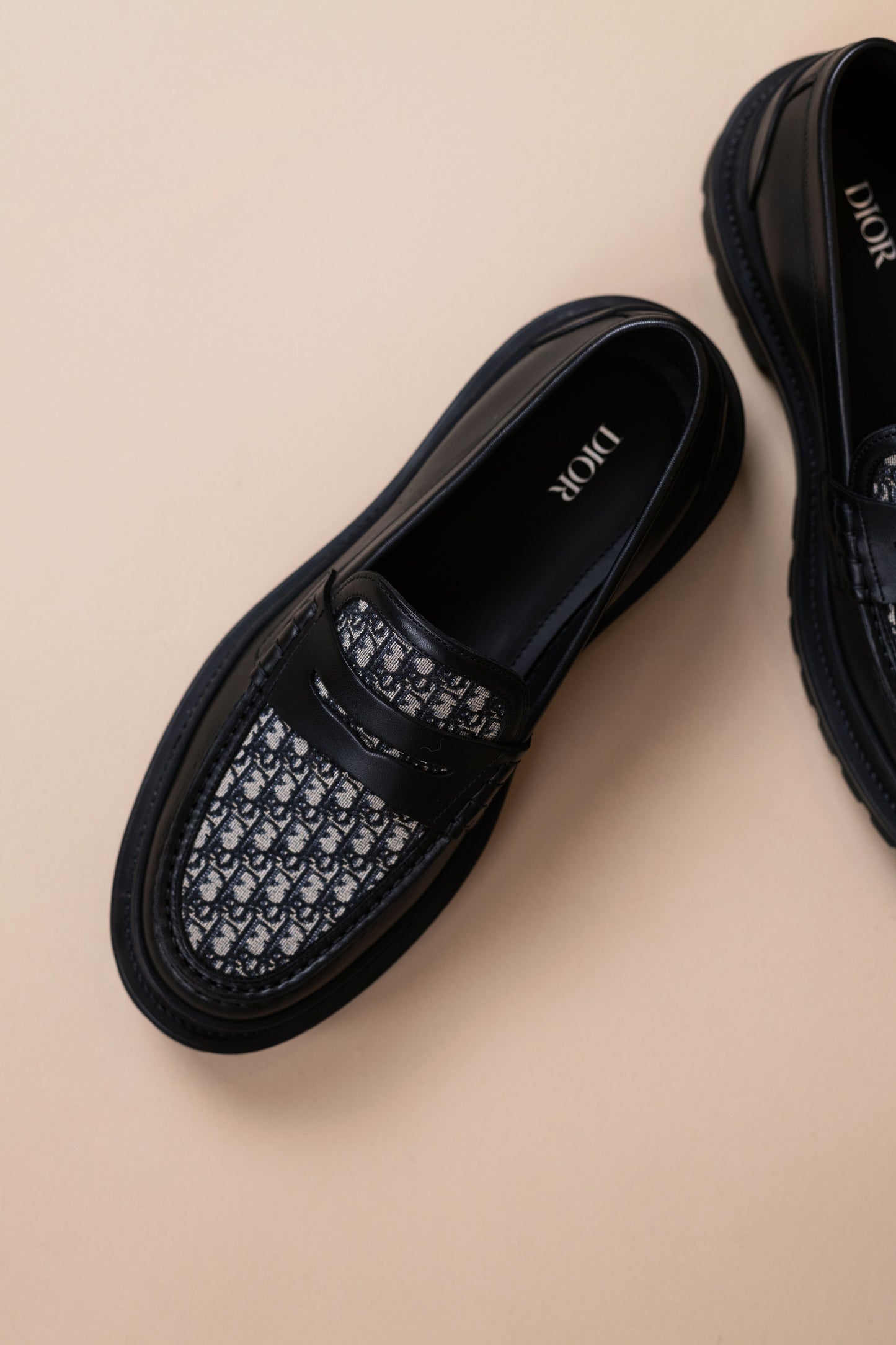 Dior Black Monogram Loafer