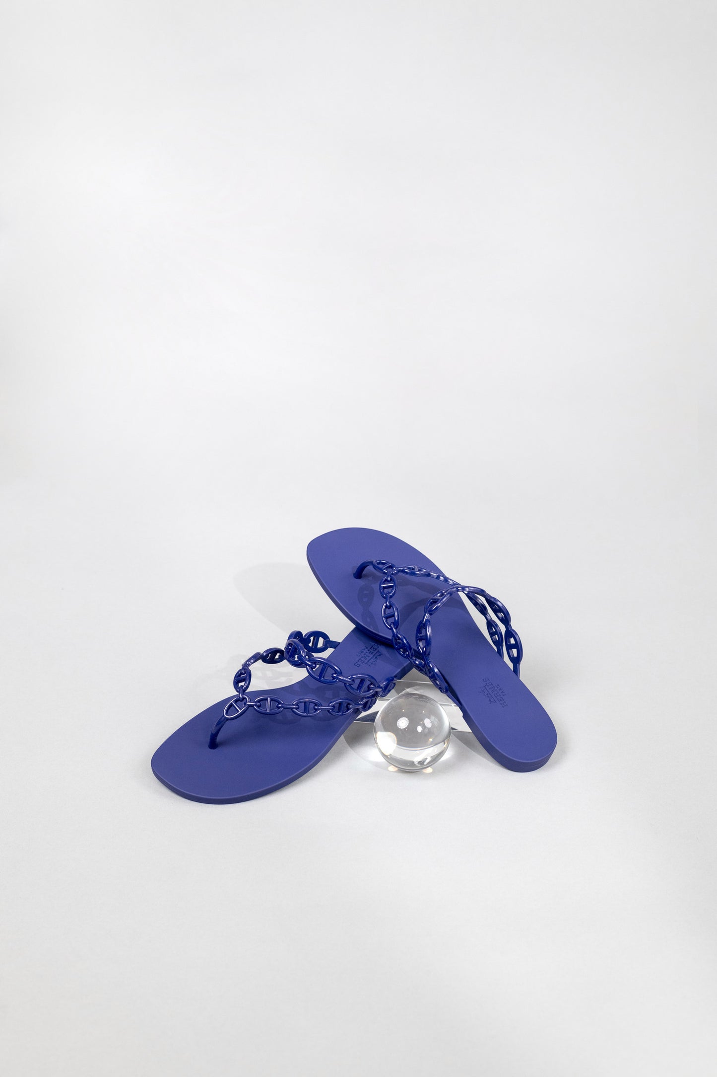 Hermès Island Sandals in Violet Iris