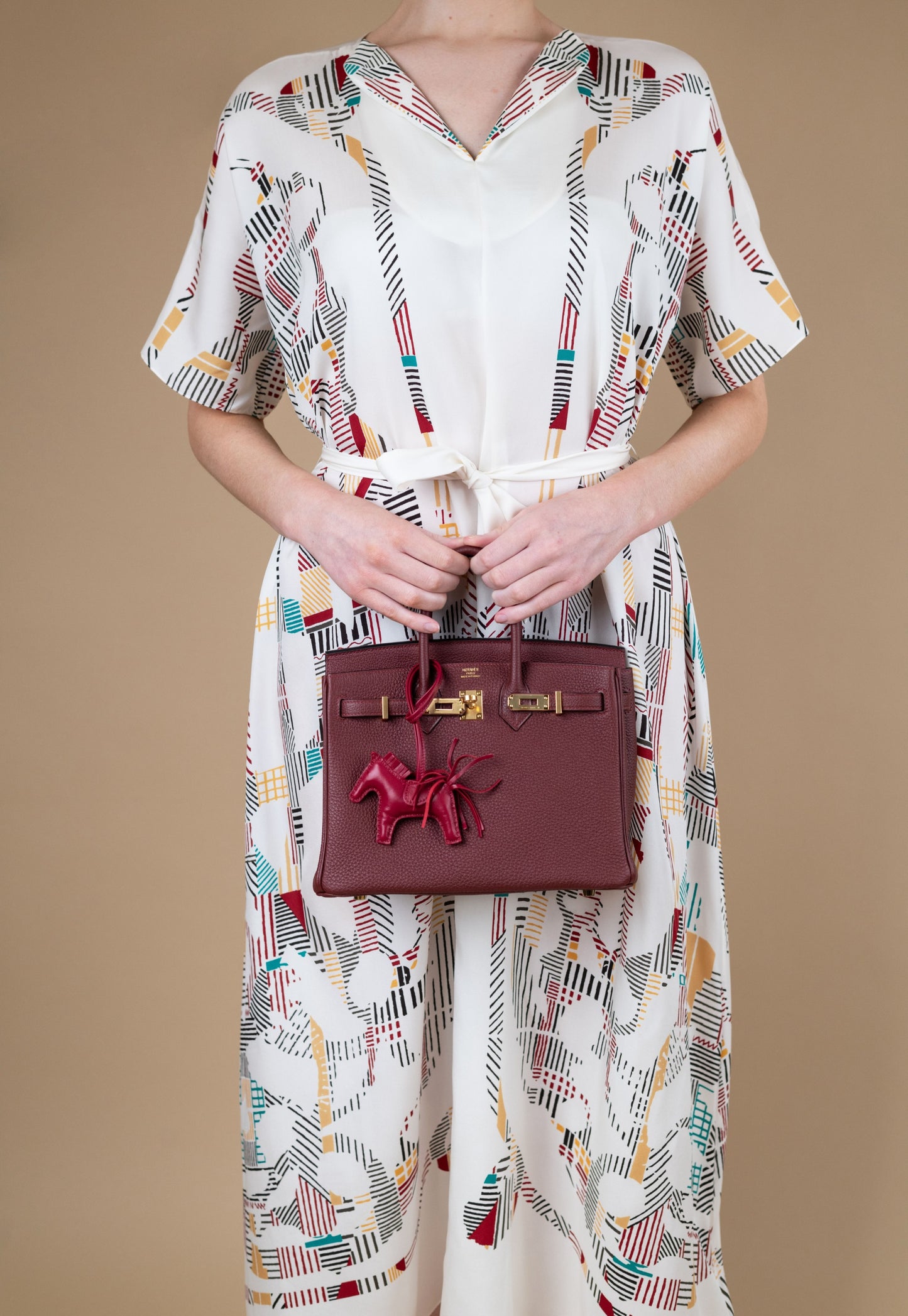 هيرميس بيركين 25 توغو في Rouge H GHW