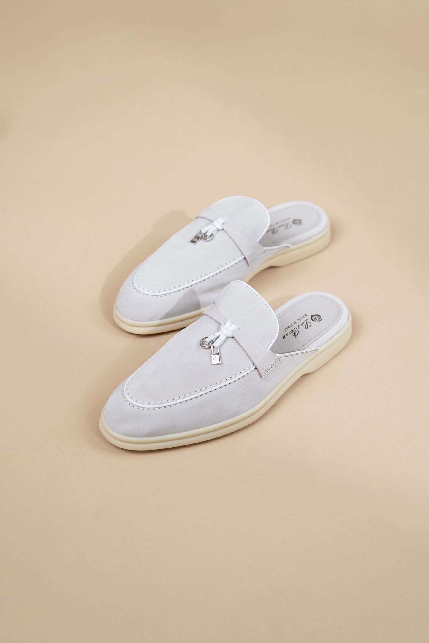 Loro Piana Babouche in Pearl Powder