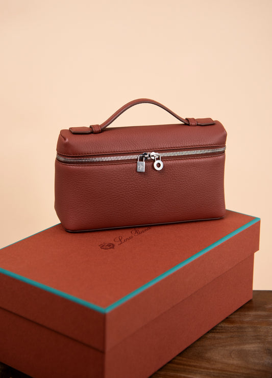 Loro Piana Extra Pocket L19 Bag in Kummel