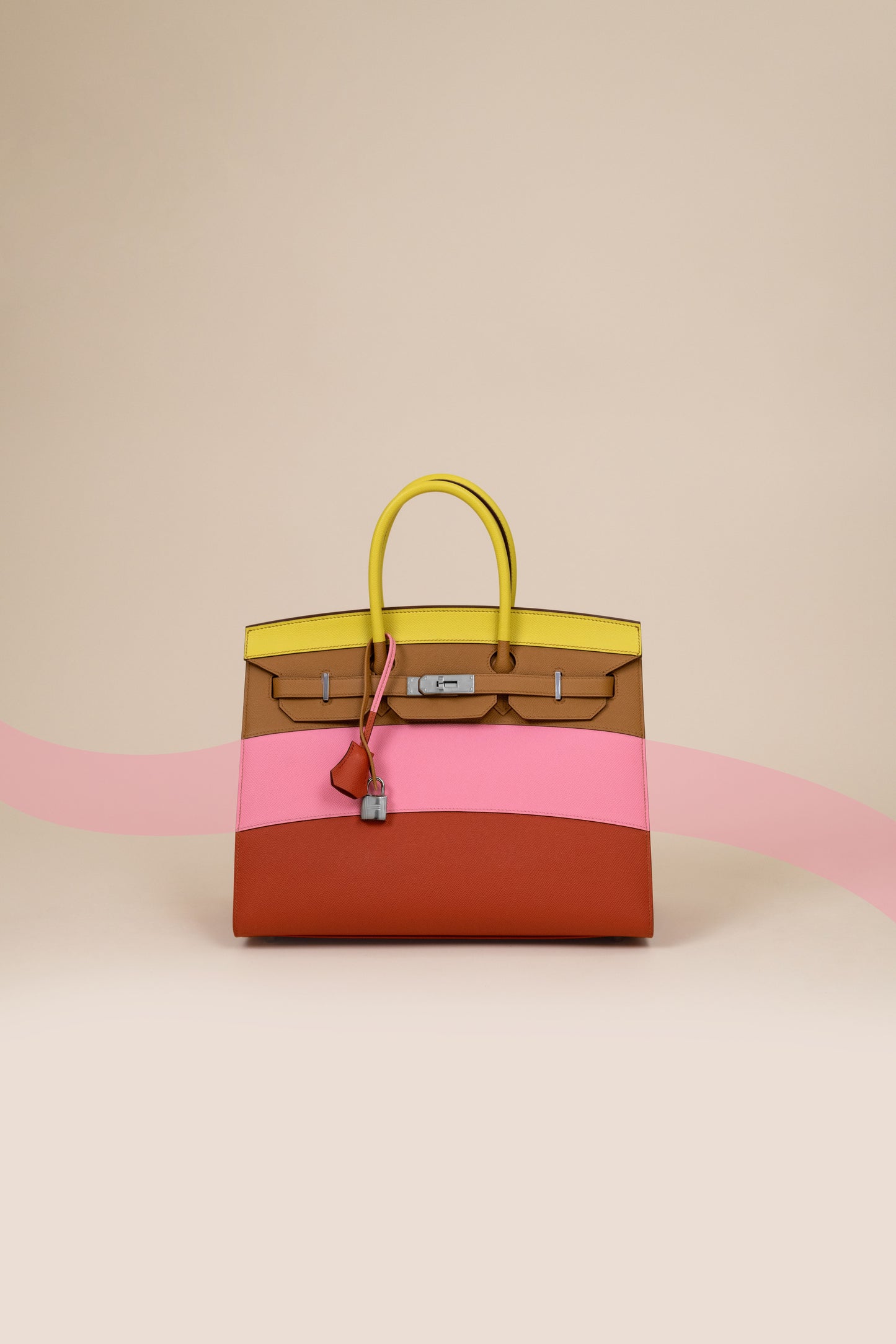 Hermès Limited Edition Birkin 35 Epsom Sellier in Sunrise