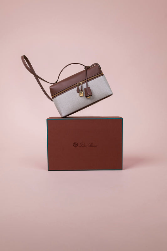 Loro Piana Extra Bag L27 in Natural