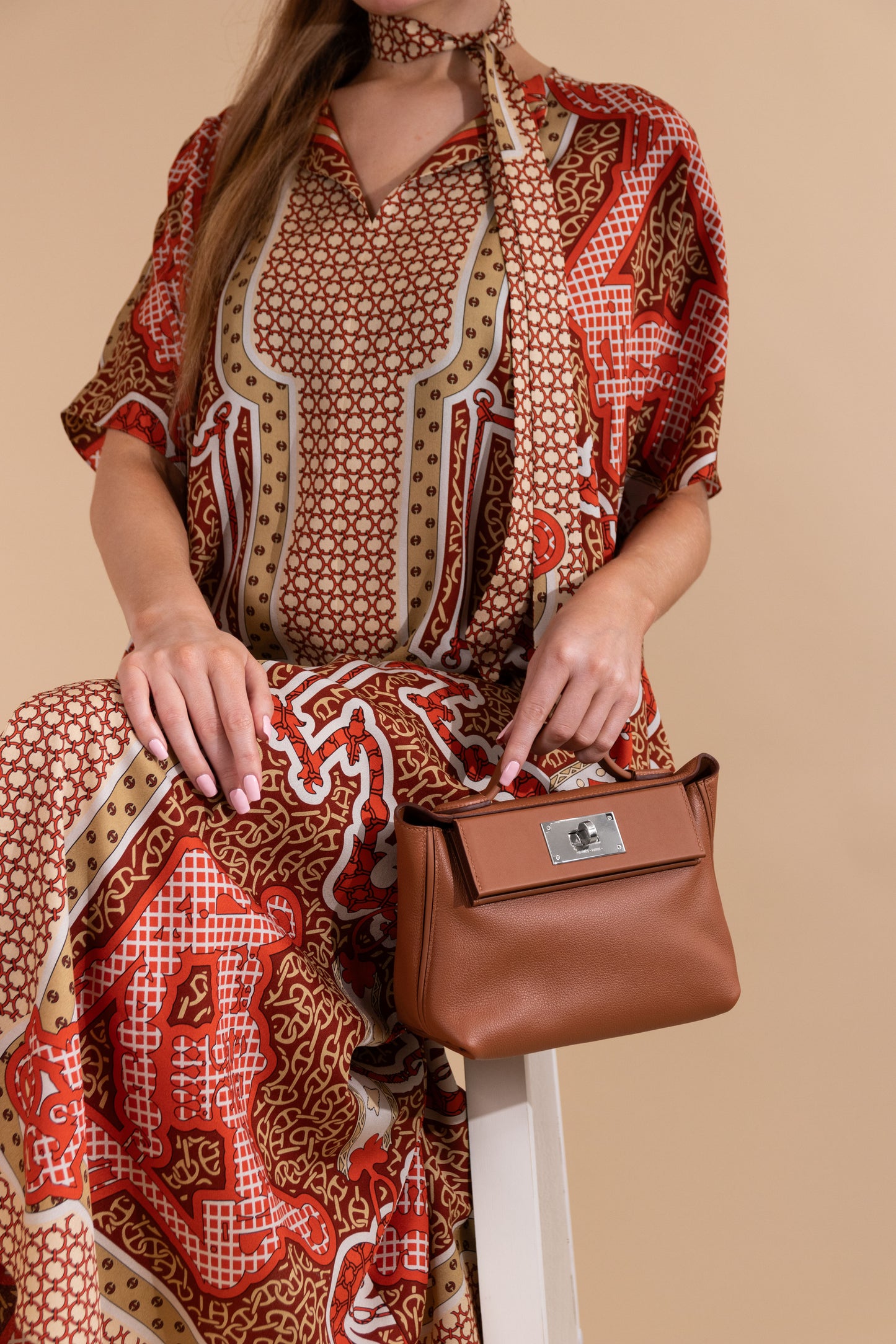 Hermès Mini 24/24 in Gold PHW