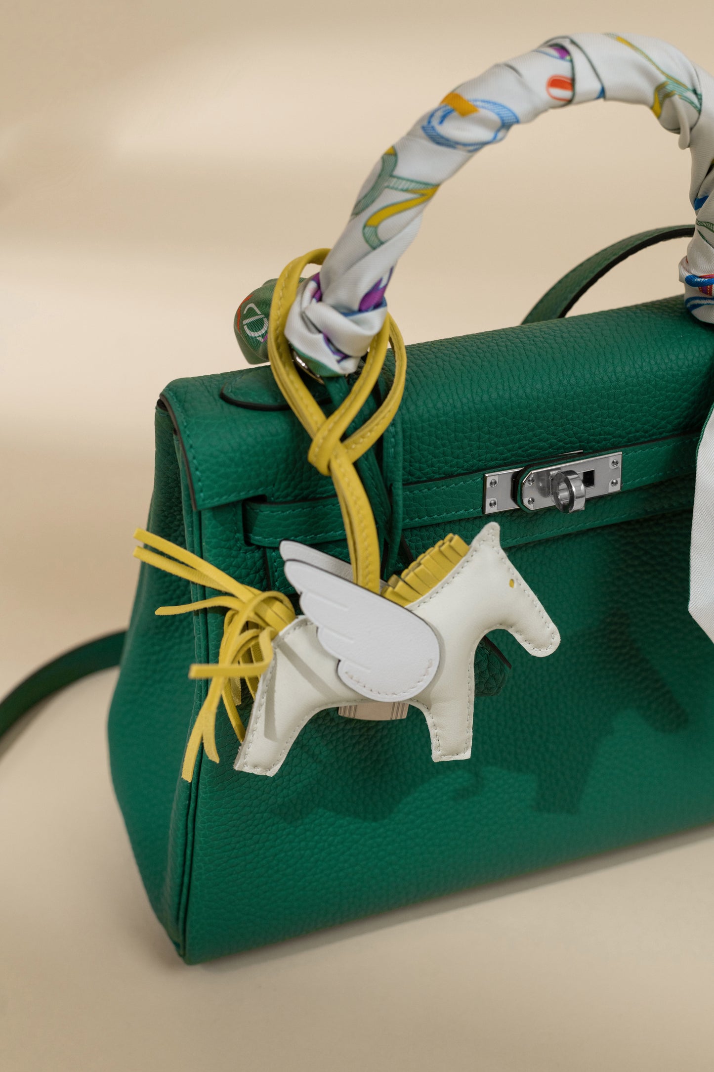Hermès Kelly 25 Togo in Vert Vertigo PHW