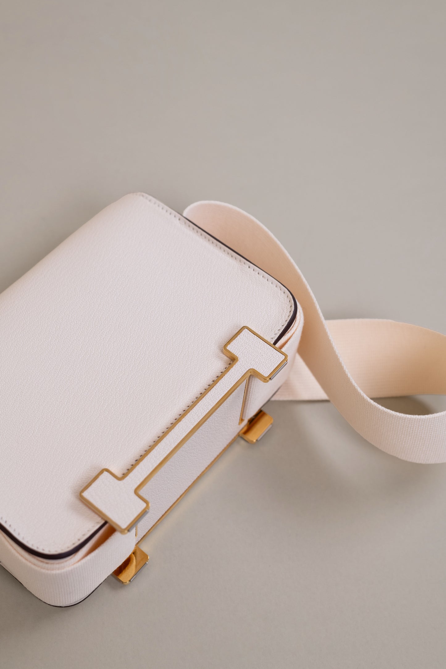Hermès Geta Chevre Mysore Nata Bag GHW
