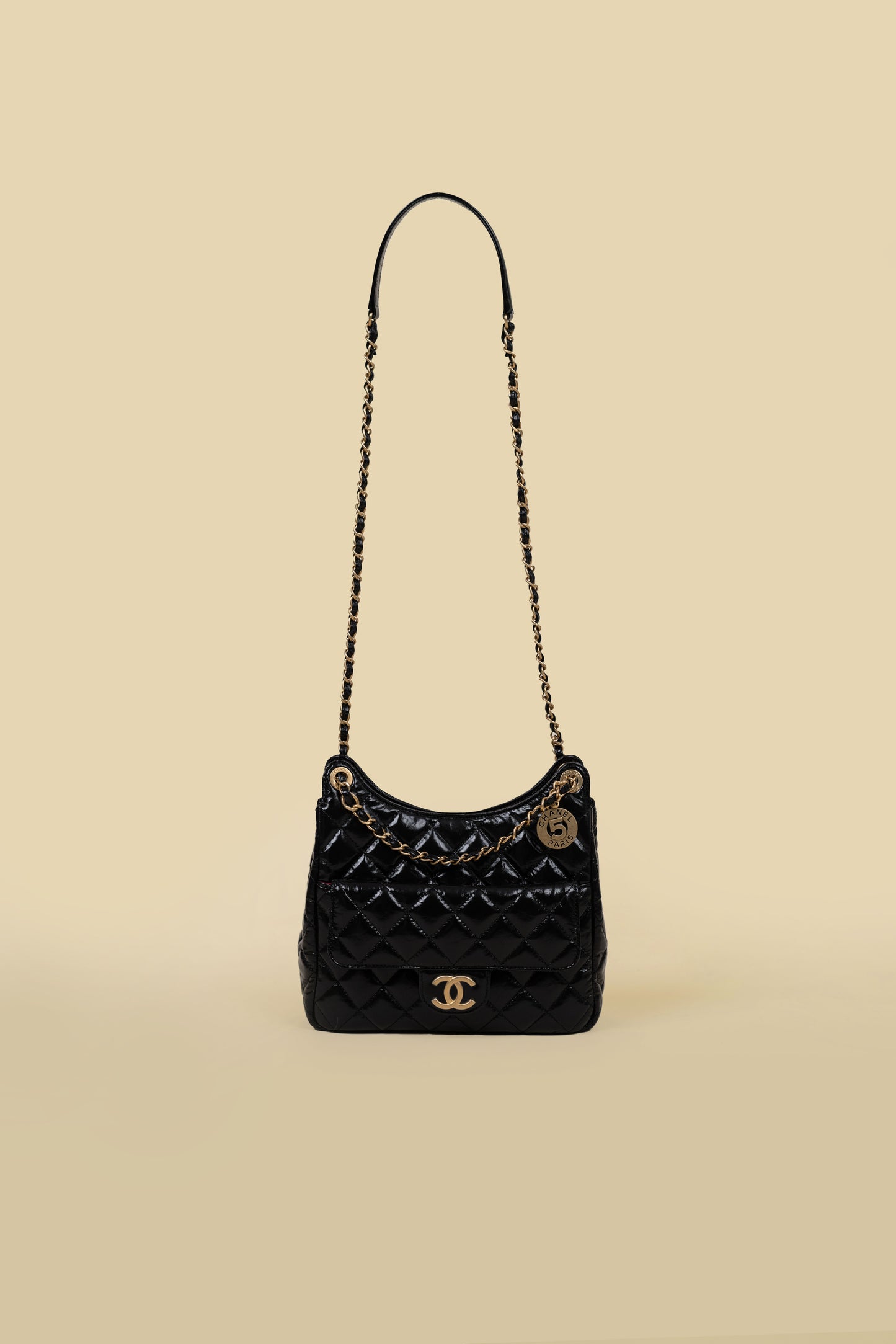 Chanel Black Hobo Bag