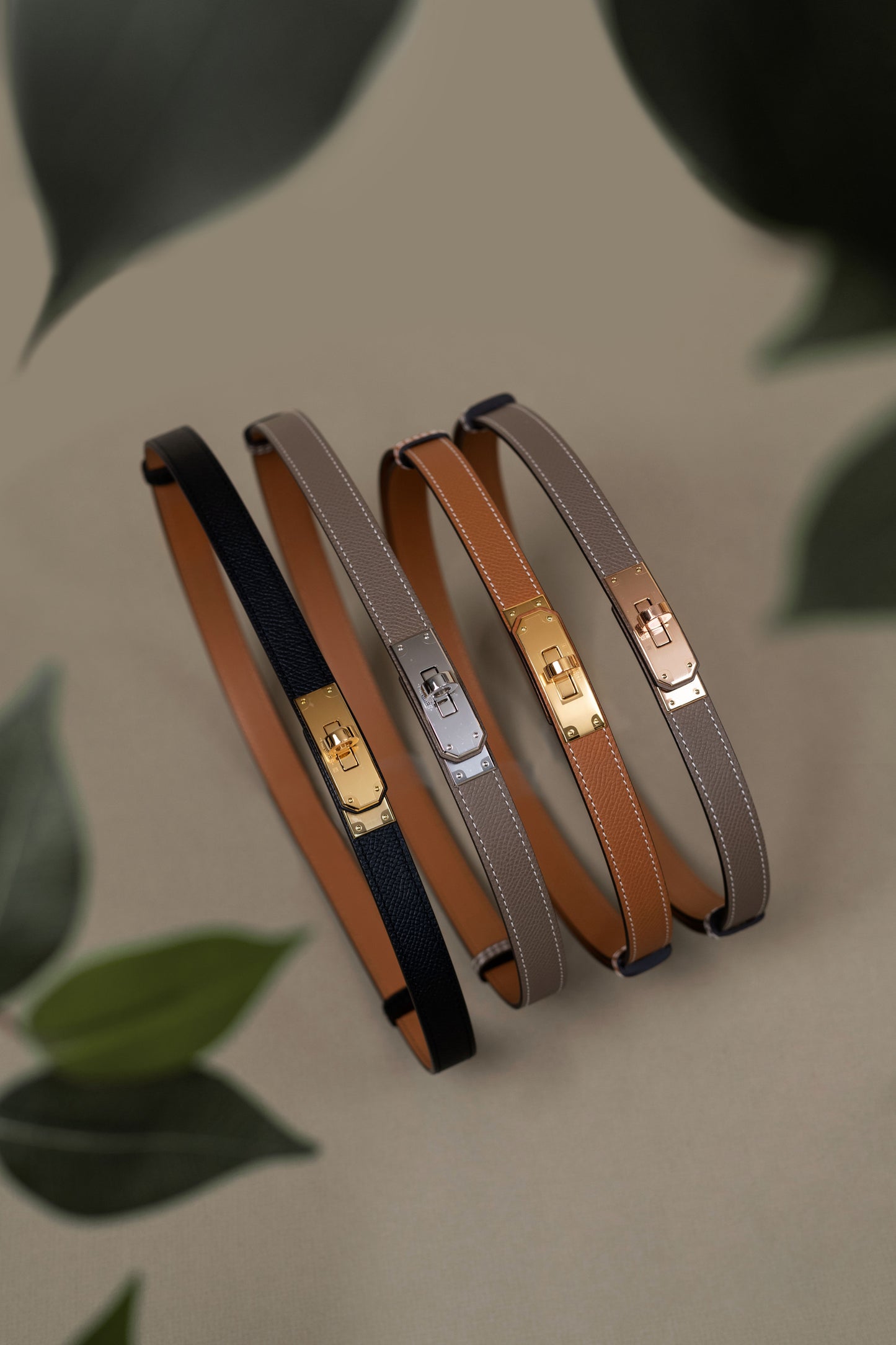 Hermès Kelly Belts in Multicolors