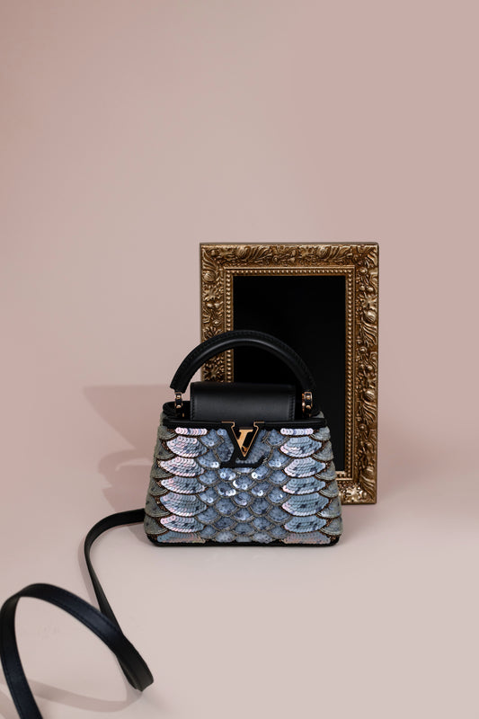 حقيبة لويس فيتون ميني كابوسين بترتر لامع