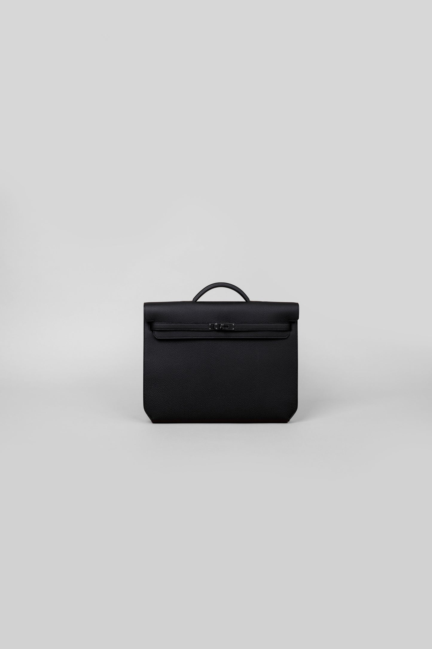 Hermès Kelly Depeches 36 Monochrome Black Briefcase