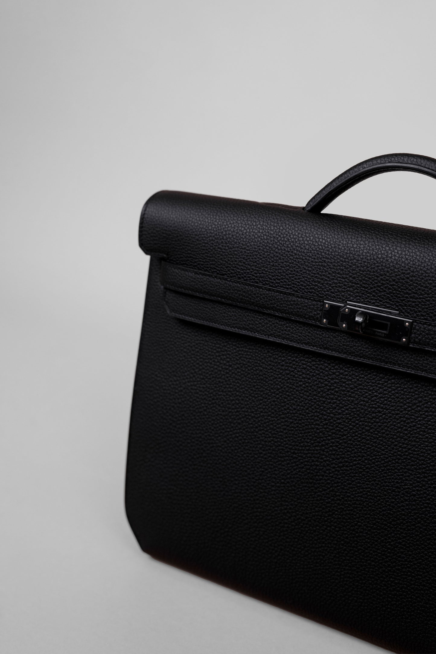 Hermès Kelly Depeches 36 Monochrome Black Briefcase