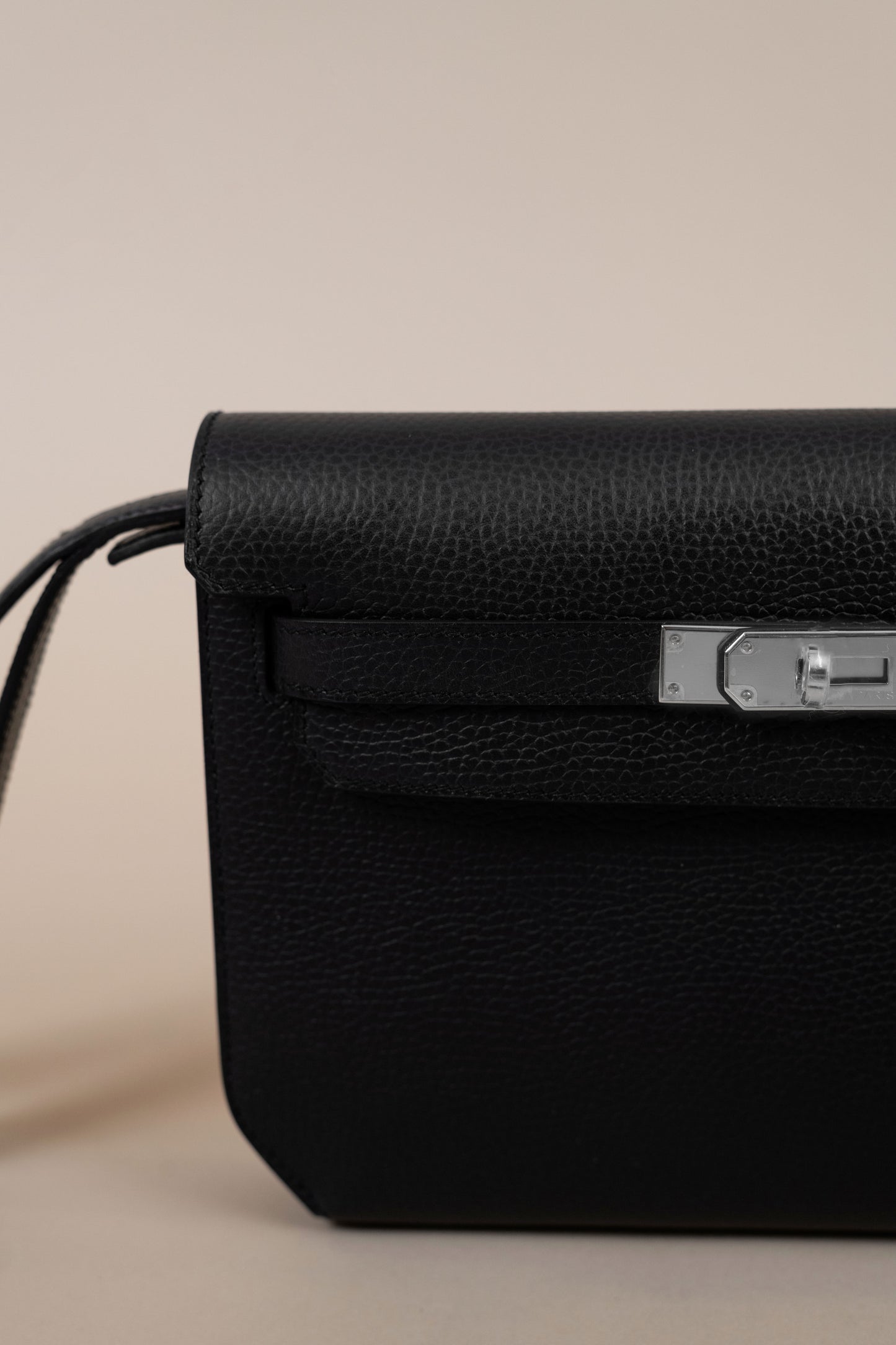 Hermès Kelly Depeches Togo Black PHW