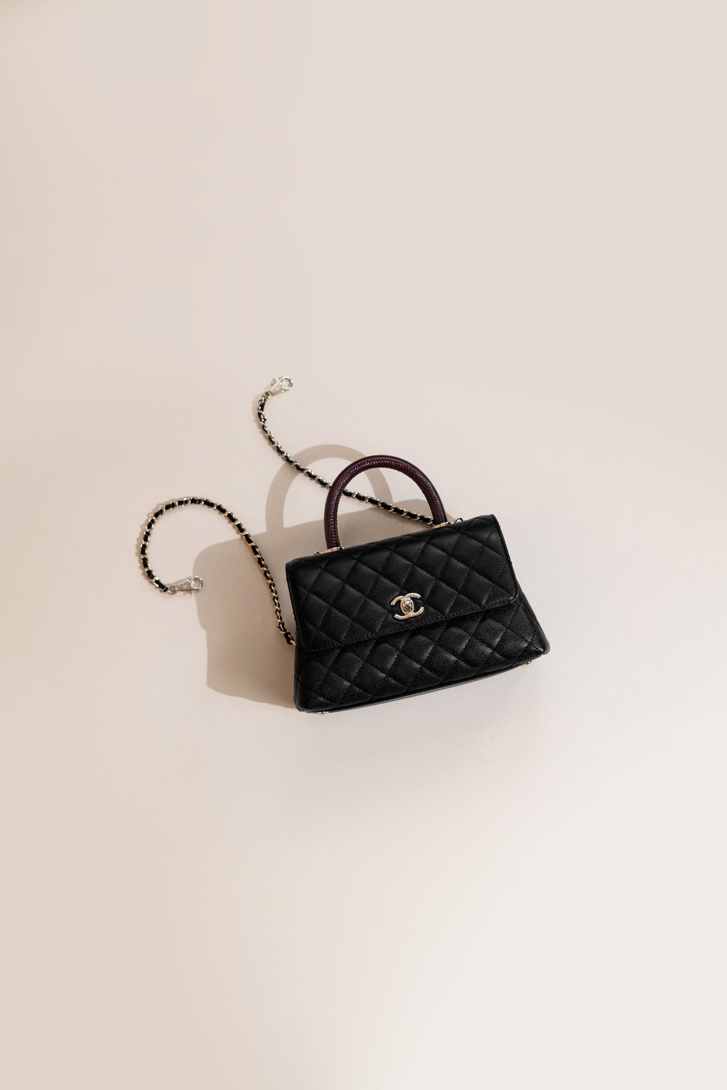 Chanel Small Black Coco Handle Bag