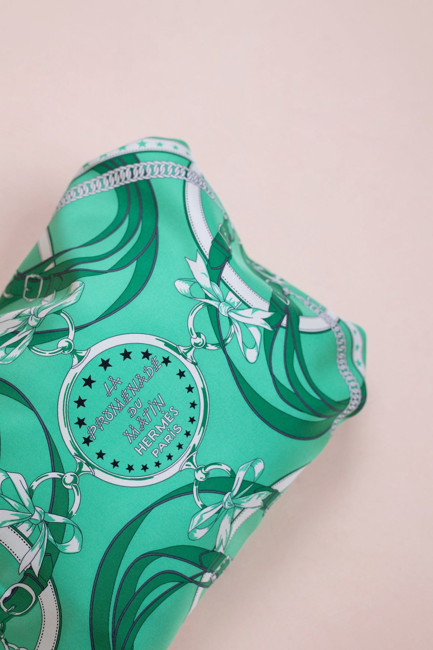 Hermès 'La Promenade Du Matin' Silk Pouch