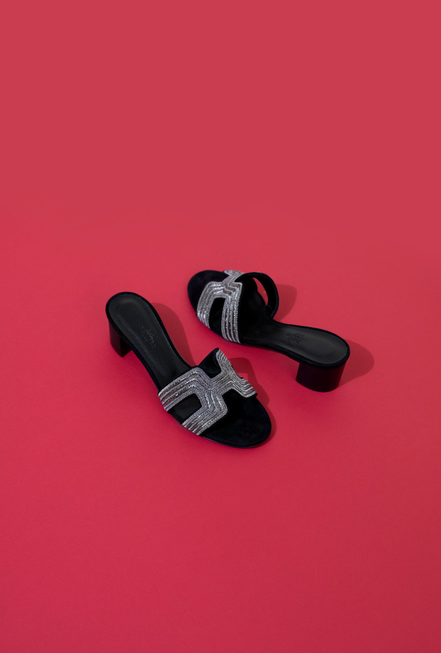 Hermès Black Oasis Sandals