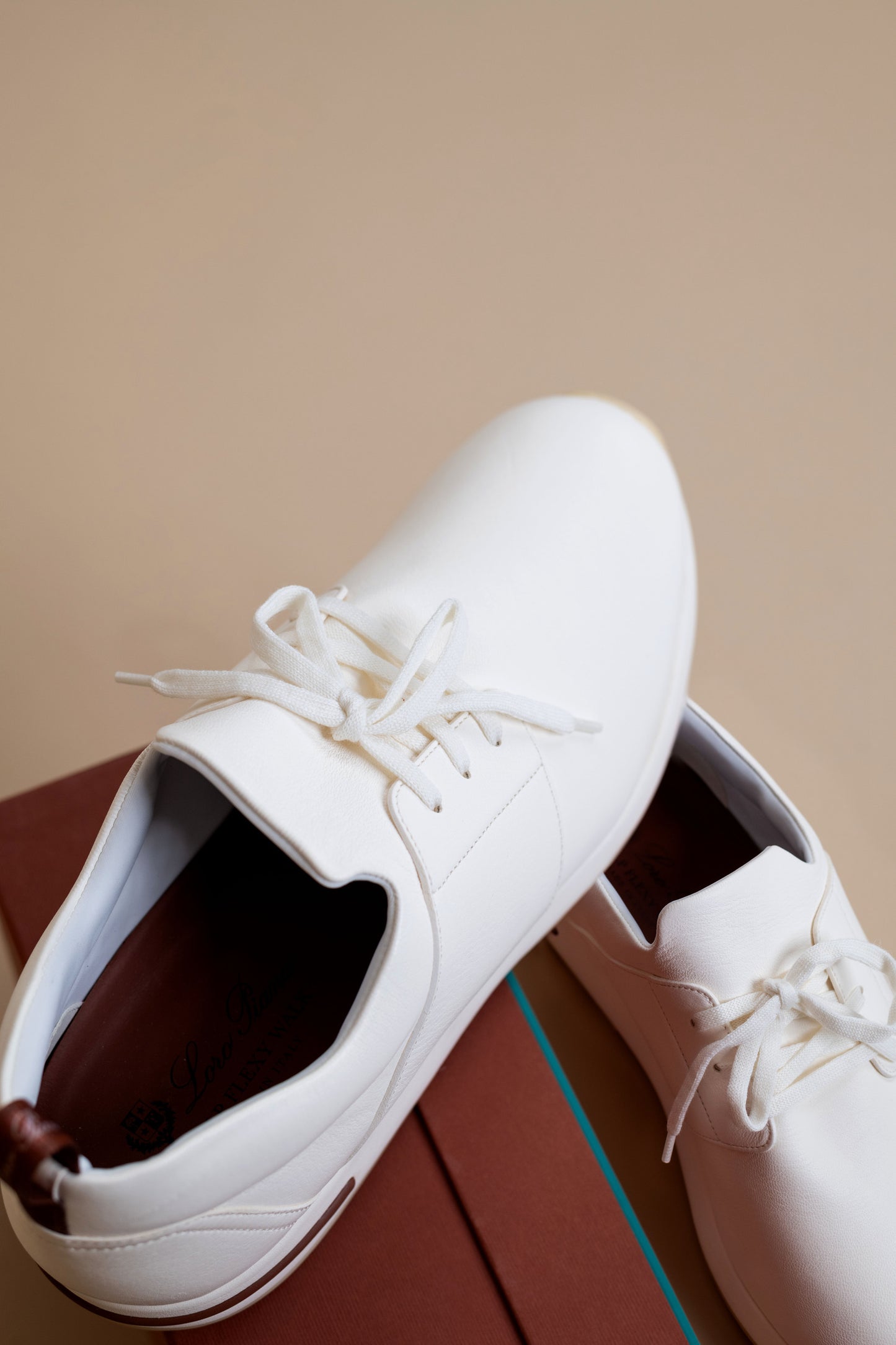 Loro Piana 360 Flexy Walk Slip-On White Sneakers
