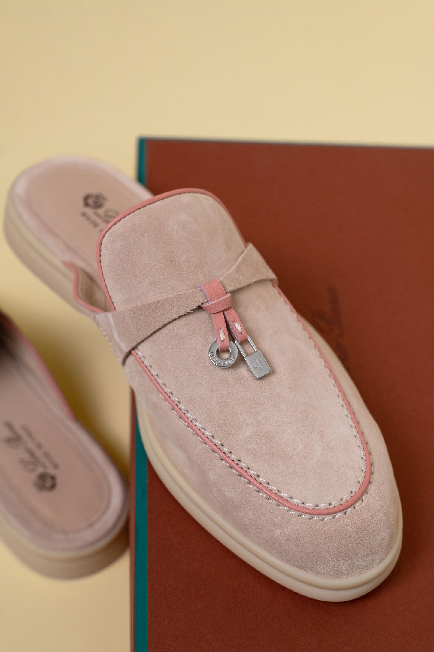 Loro Piana Babouche in Pink Sand