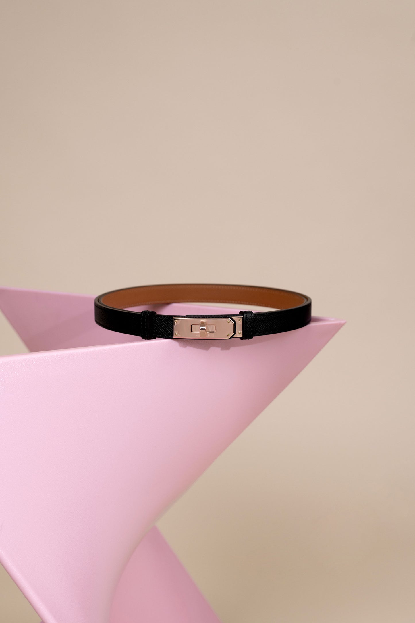 Hermès Kelly Adjustable Waist Belt in Black RGHW