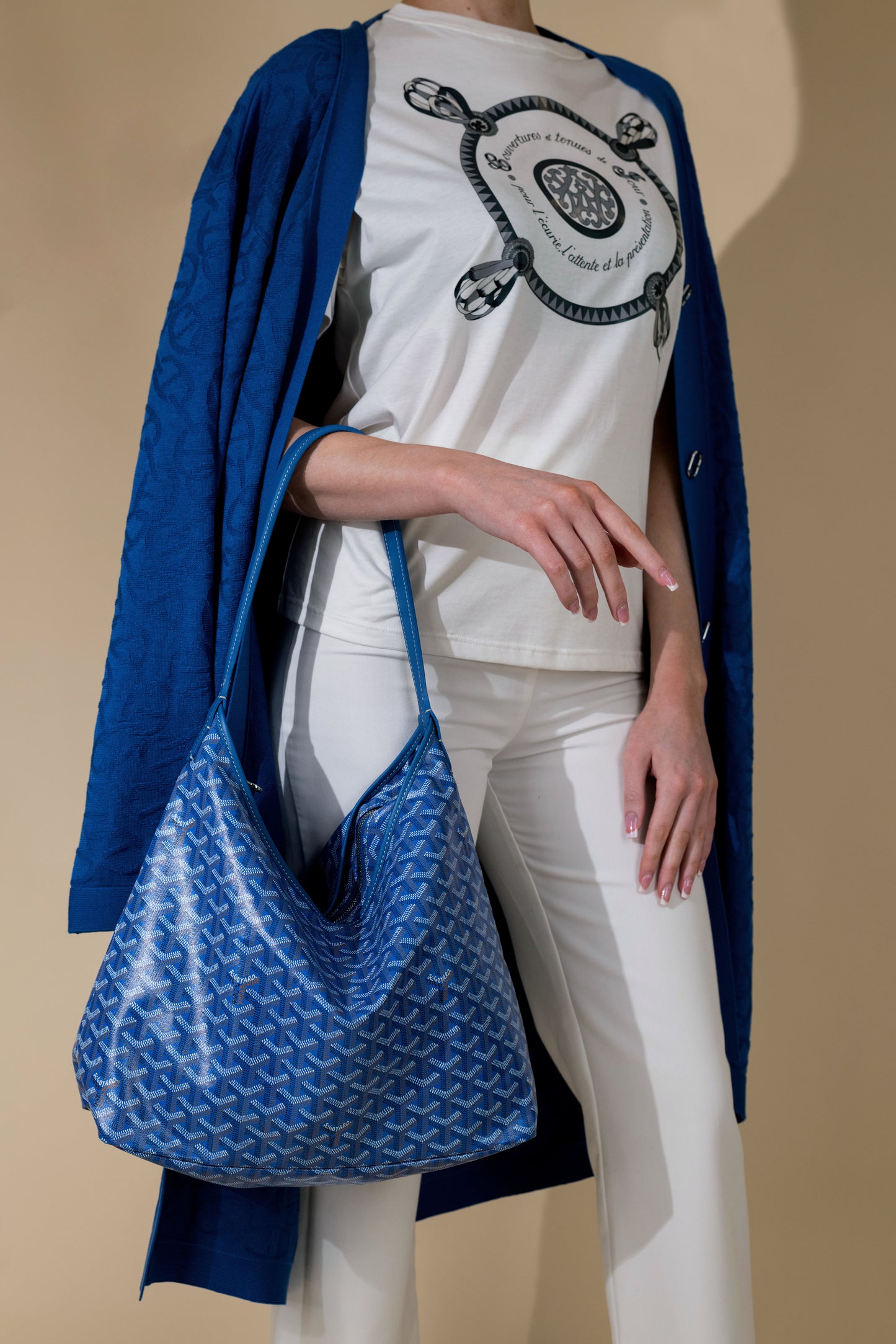 Goyard Bohème Hobo Bag in Blue