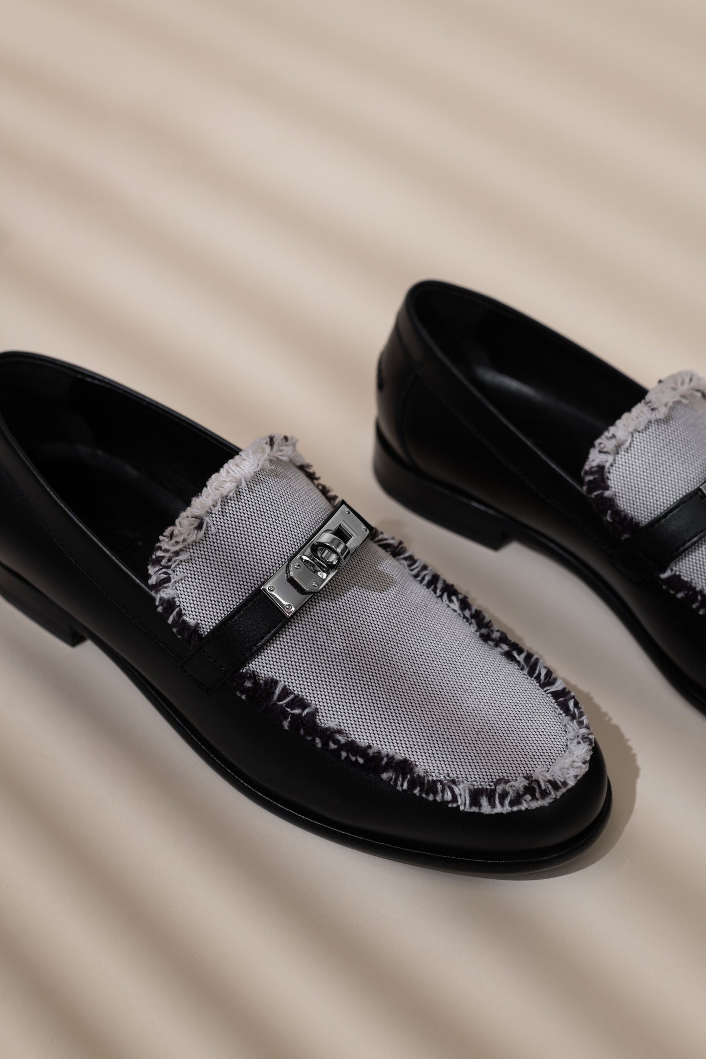Hermès Black Destin Loafers