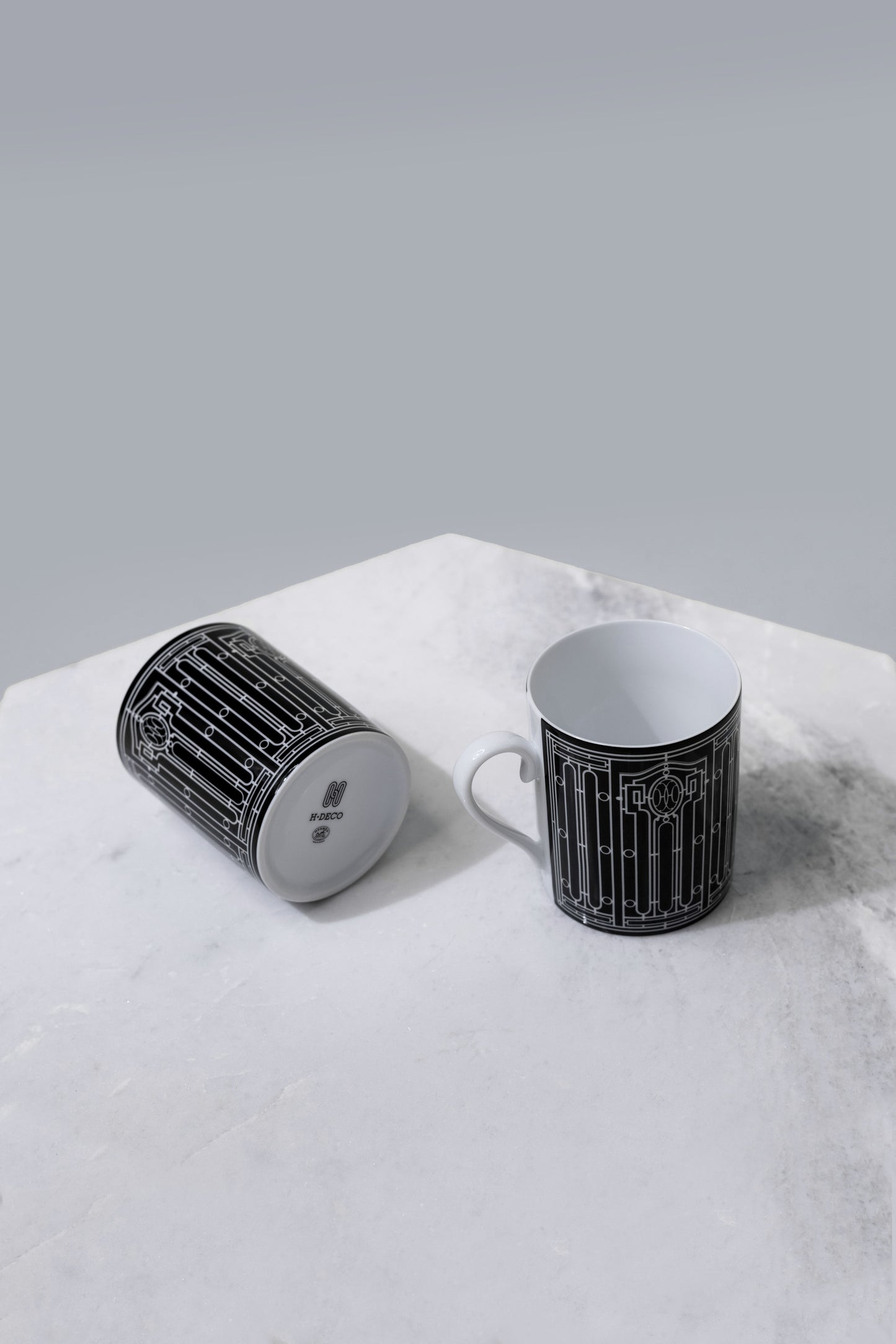 Hermès Deco Mugs in Black & White