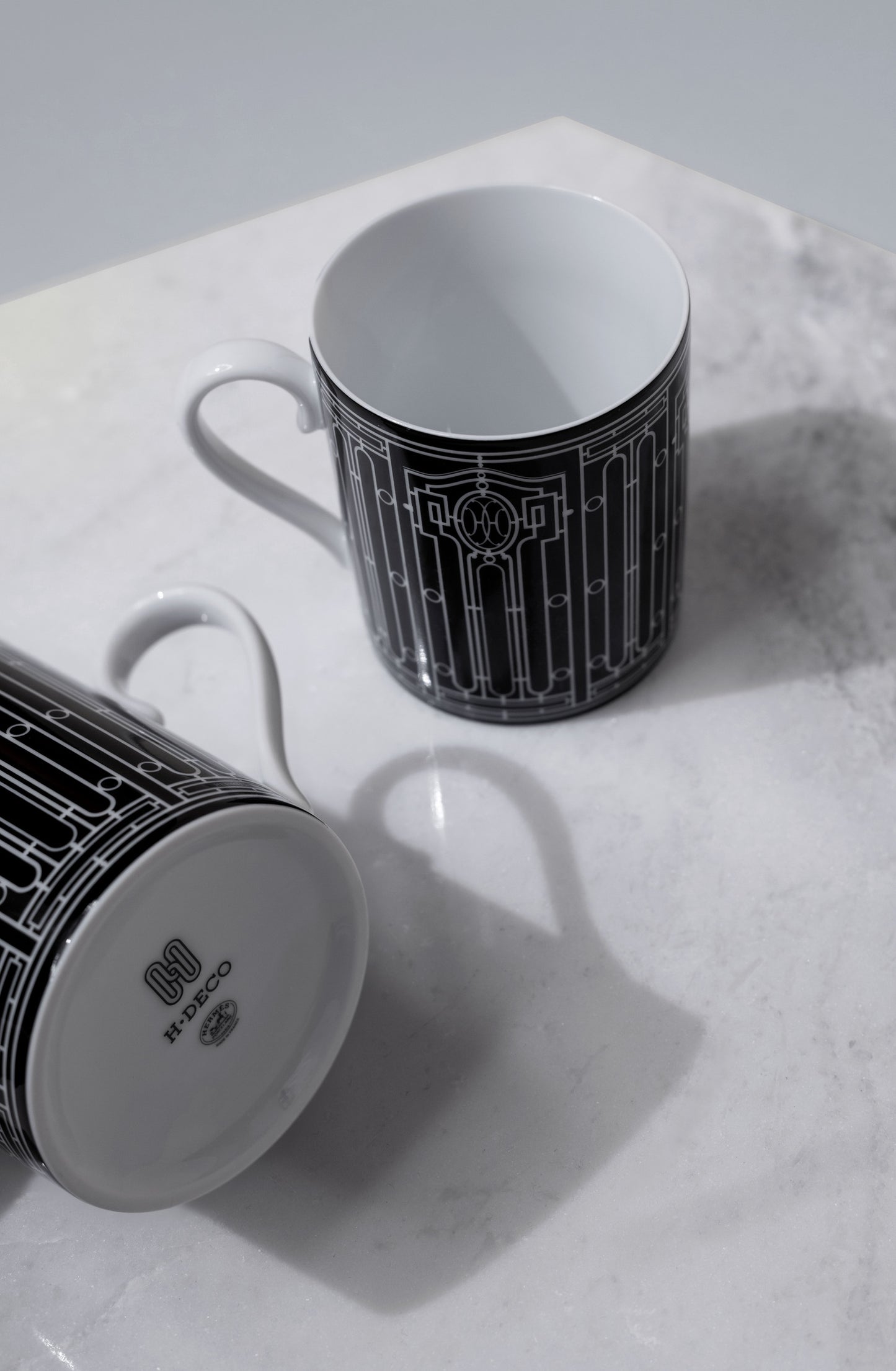 Hermès Deco Mugs in Black & White