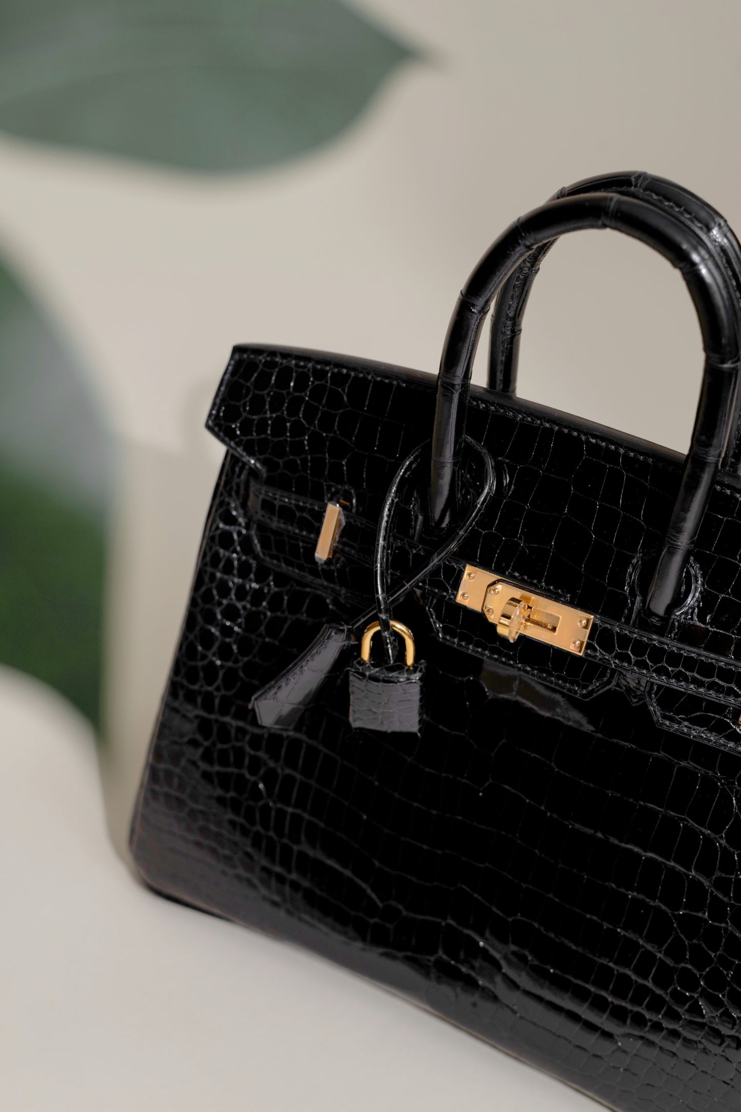 Hermès Birkin 25 Sellier Black Crocodile with GHW