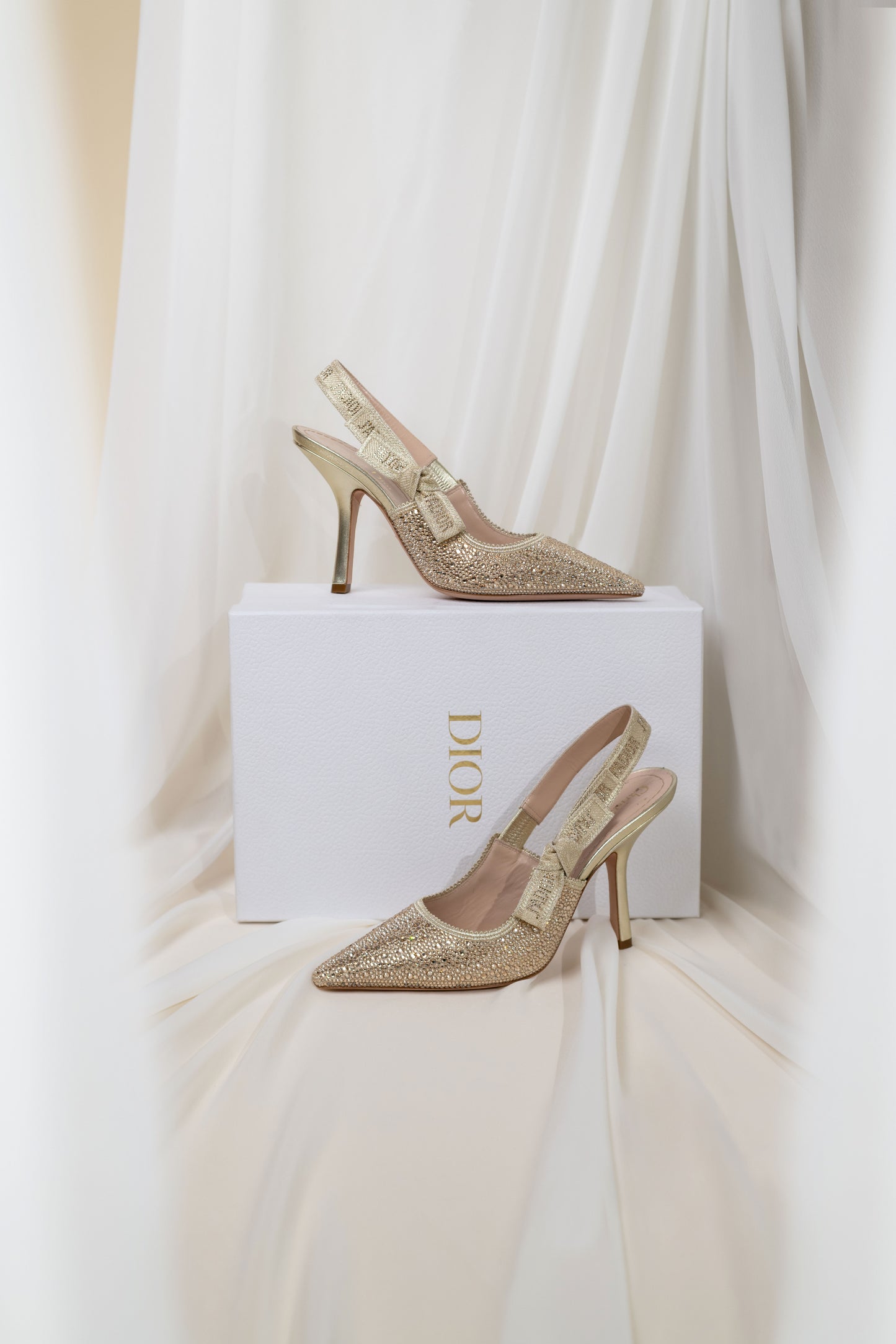 Dior J'adior Gold Gem Slings