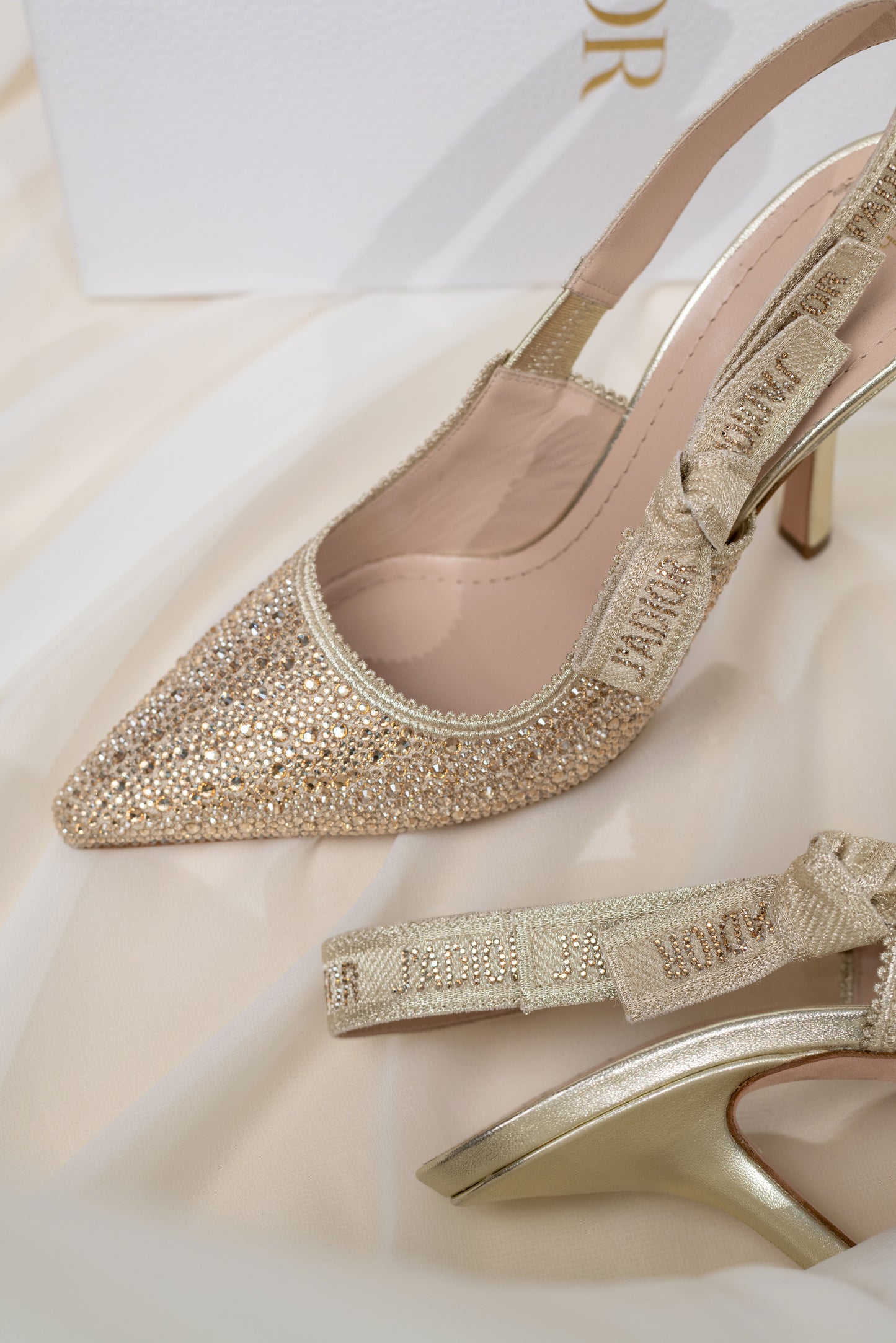 Dior J'adior Gold Gem Slings