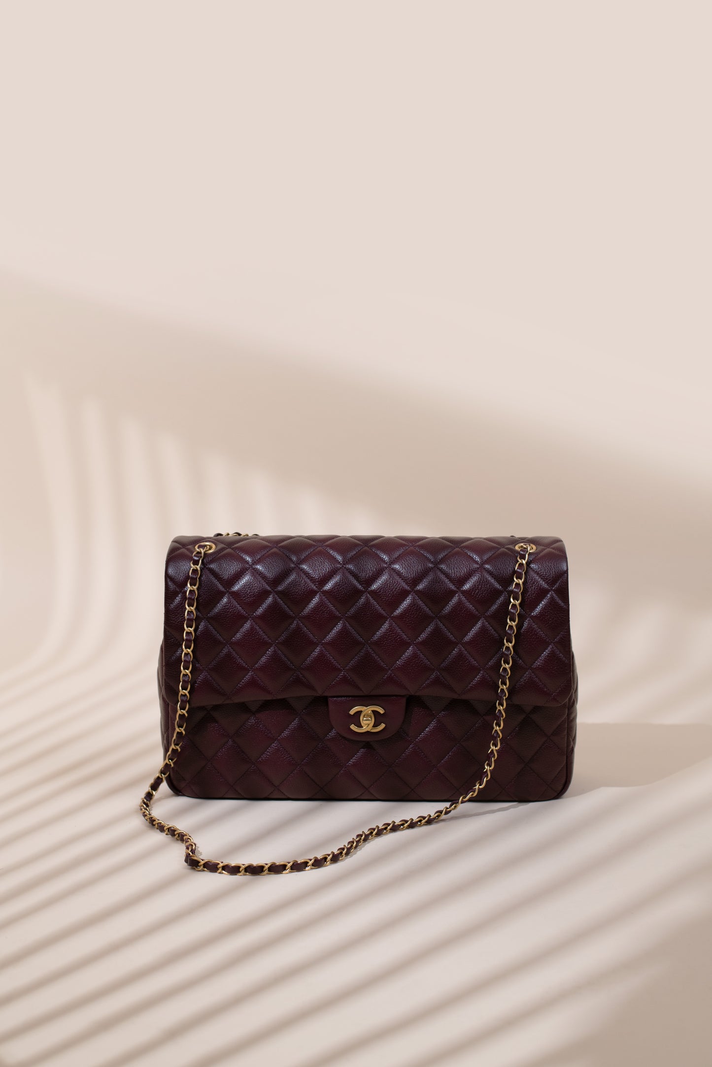 Chanel XXL Burgundy Flap Bag