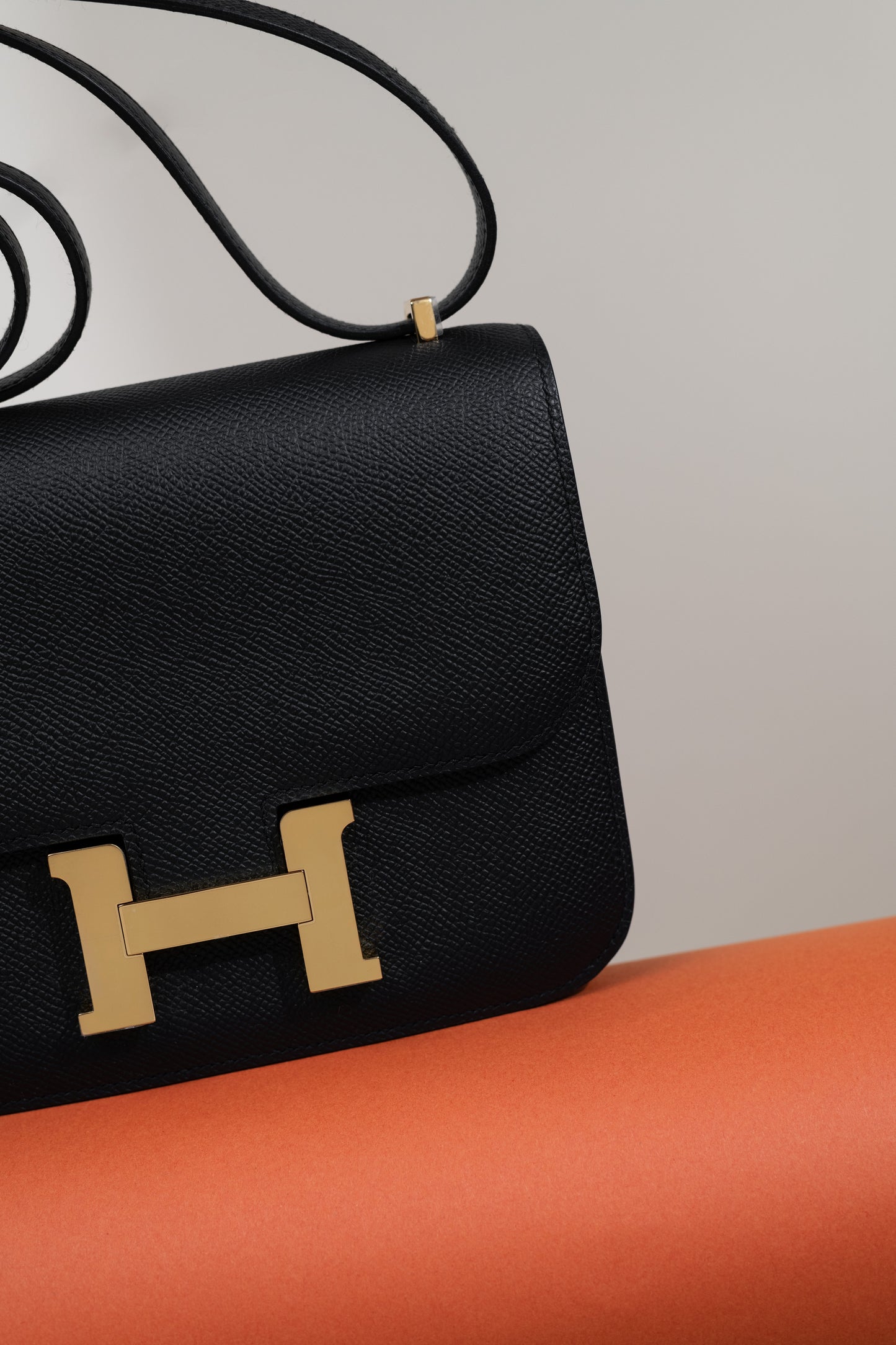 Hermès Mini Constance 18 Epsom Black GHW