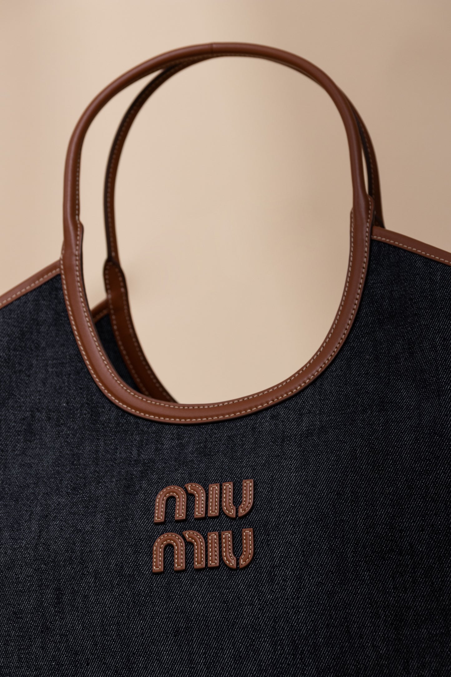 Miu Miu Denim Tote Bag