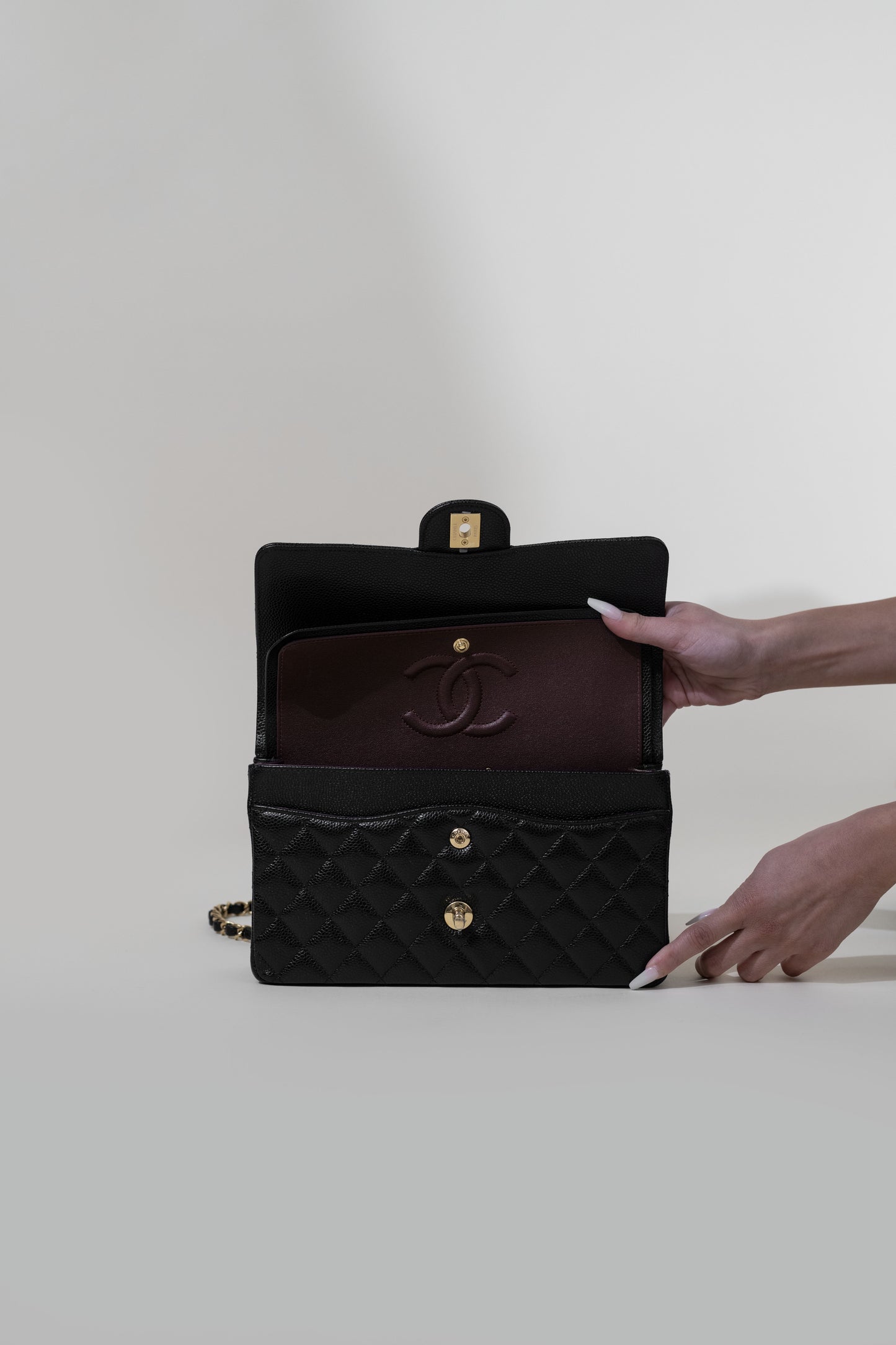 Chanel Medium Classic Caviar Flap Bag