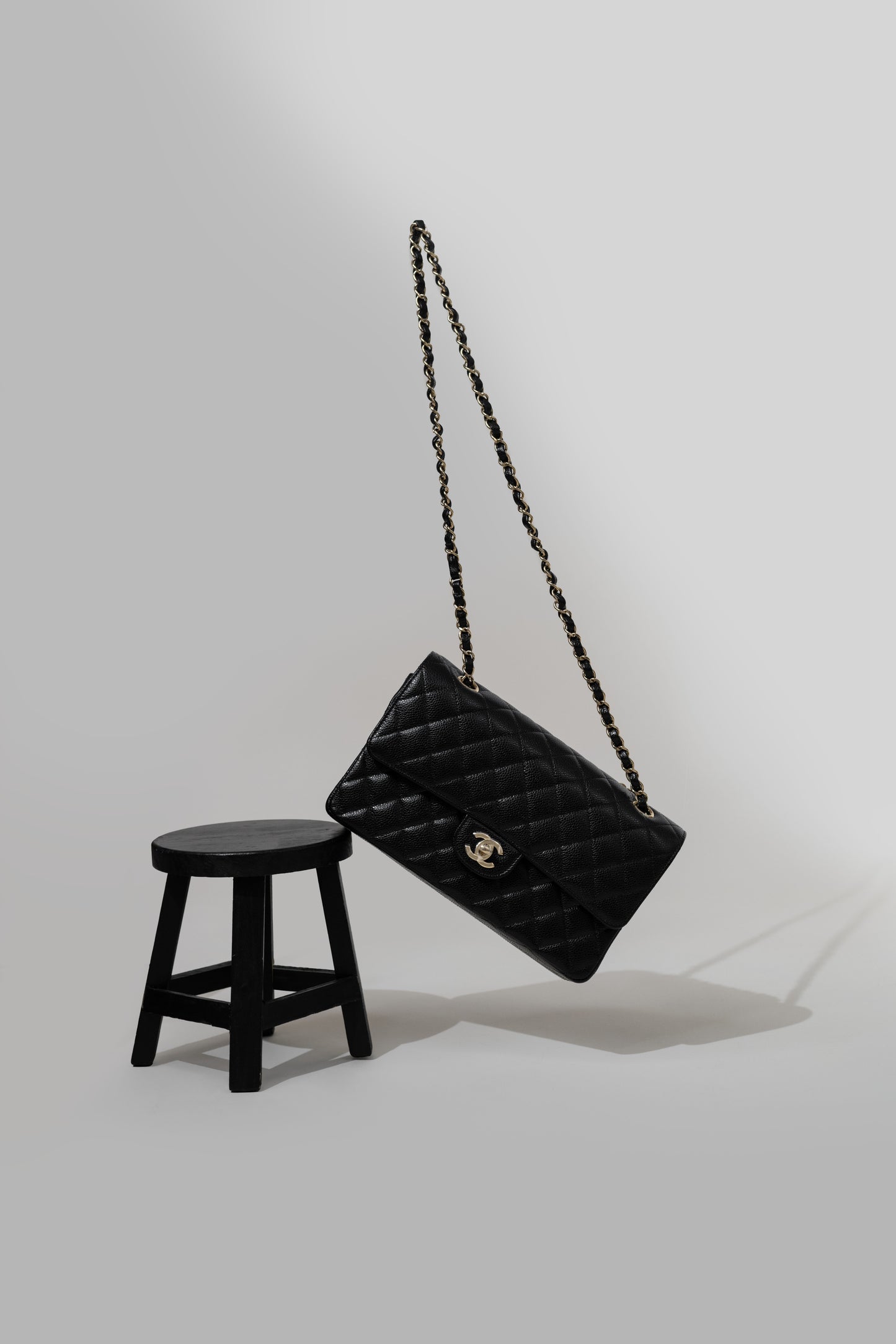 Chanel Medium Classic Caviar Flap Bag