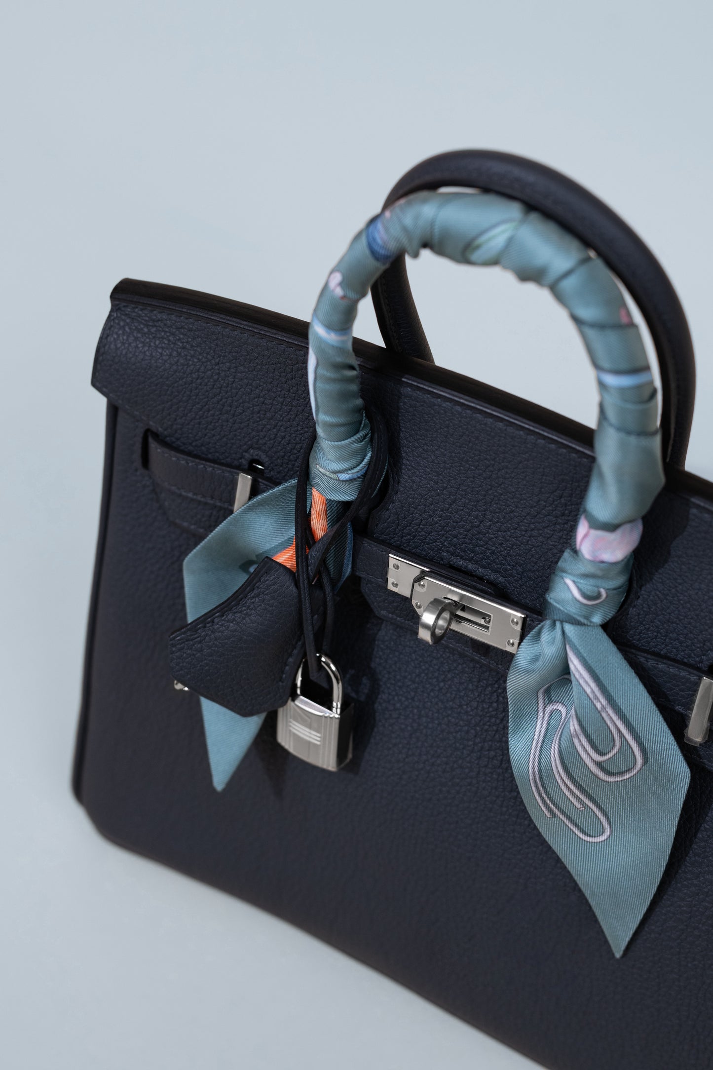Hermès Birkin 25 Togo in Gris Misty with Twilly PHW