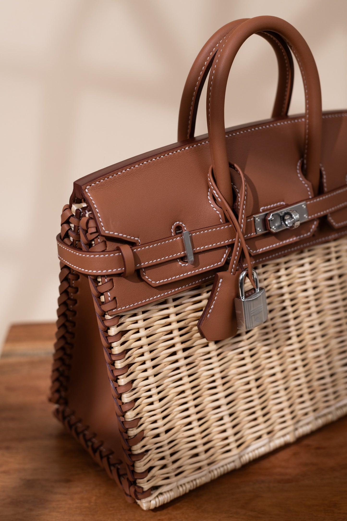 Birkin 25 Picnic in Gold with Silver Hardware