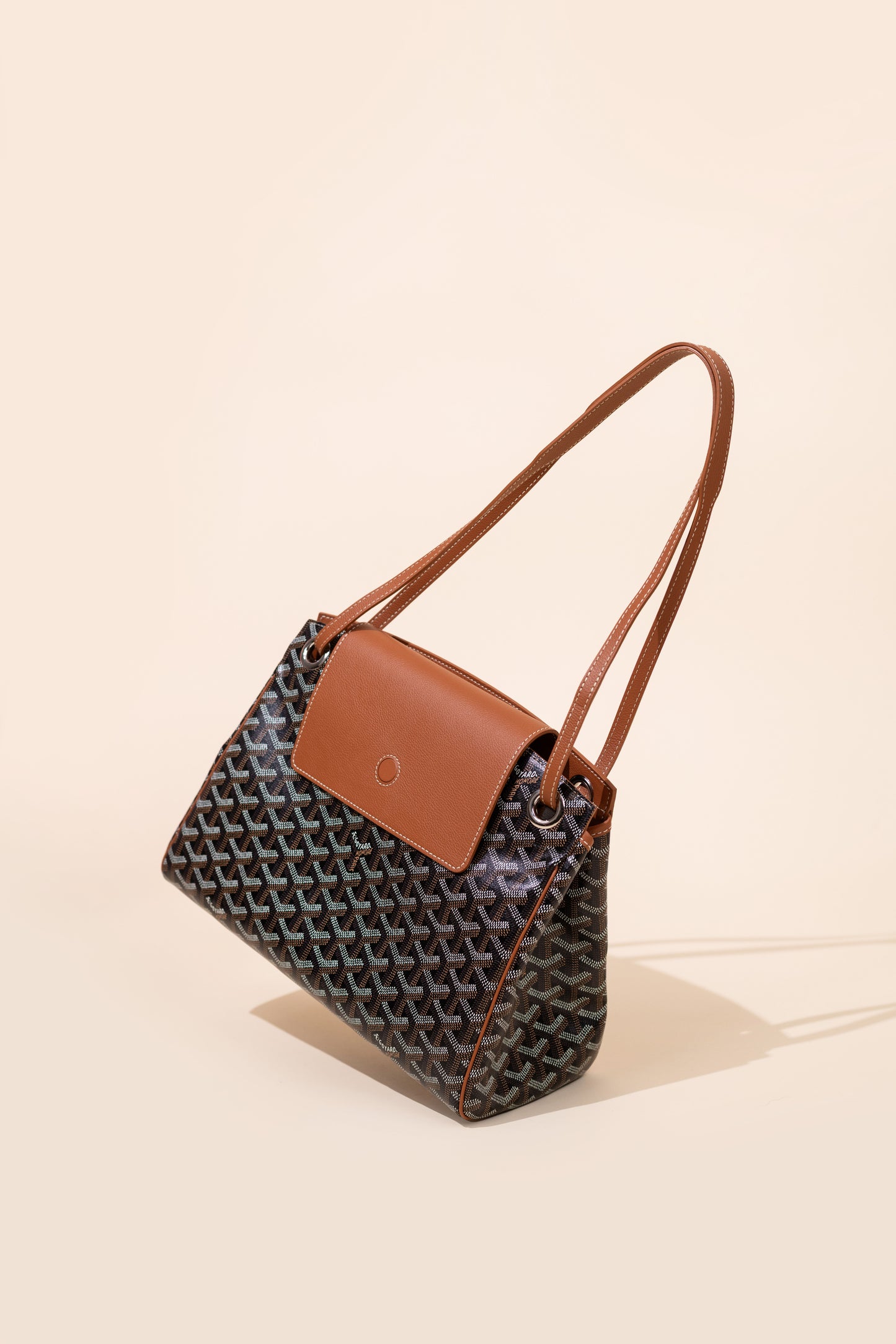 Goyard Rouette PM Tan/Black Bag