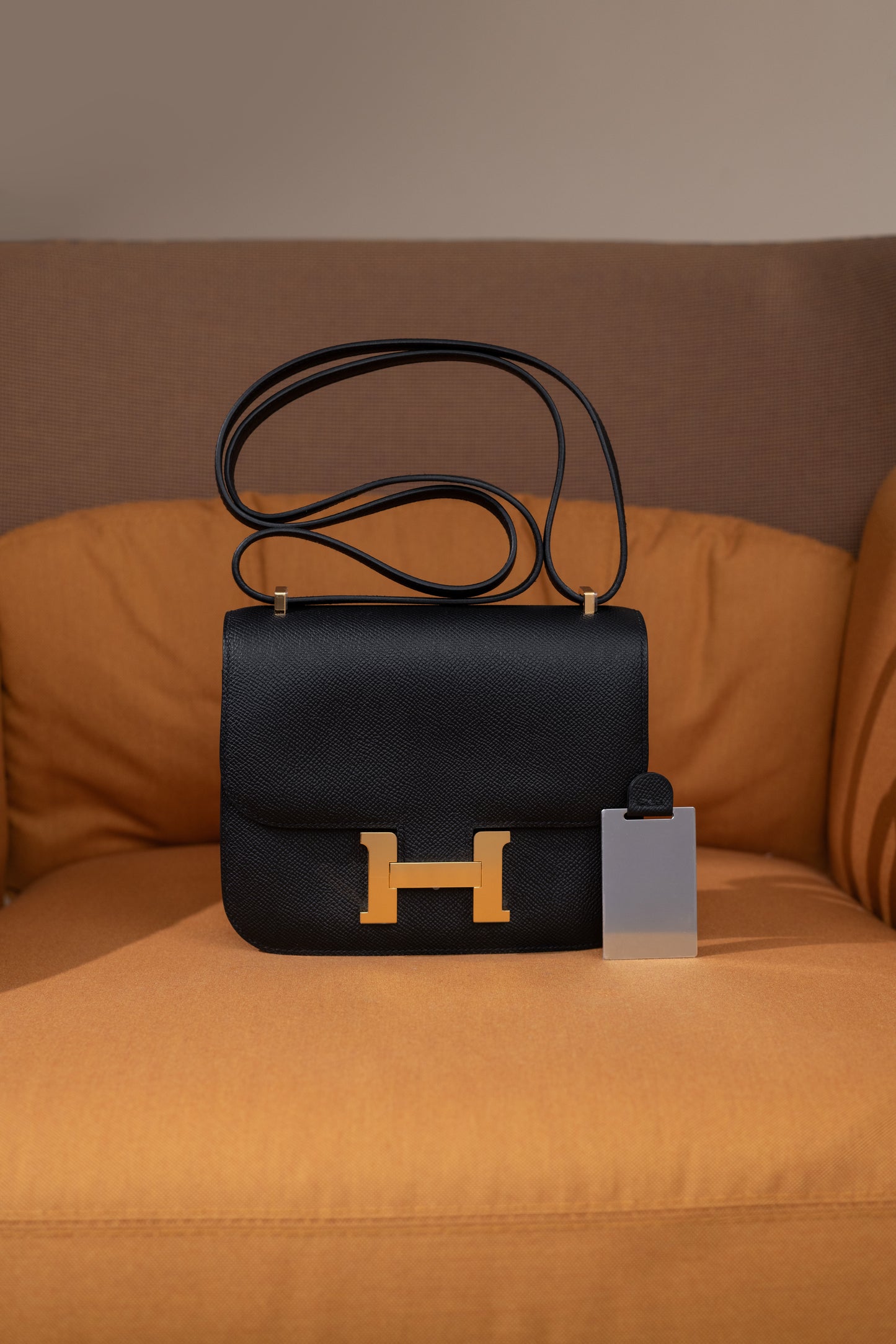 Hermès Mini Constance 18 Epsom Black GHW